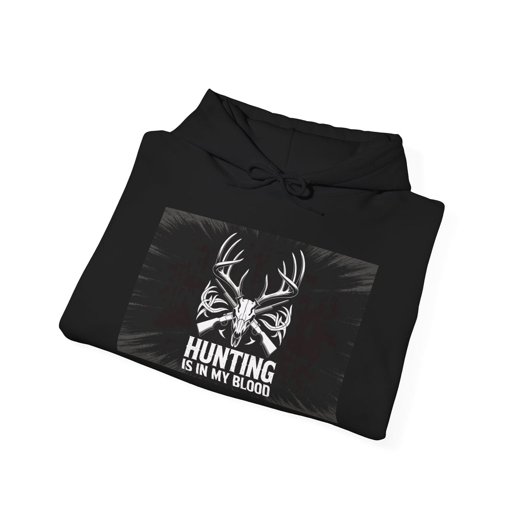 Hunting-Themed Hooded Sweatshirt - Perfect for Outdoor Enthusiasts, Gift for Hunters, Cozy Layer for All Seasons, Ideal for Camping, [...]