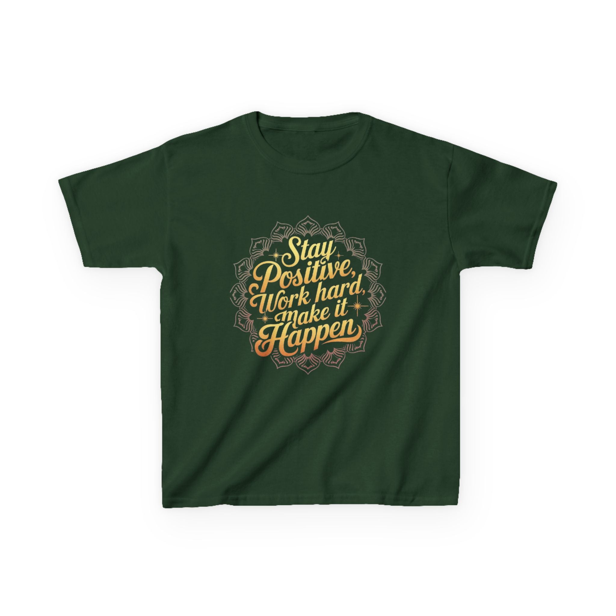 Stay Positive – Elegant Motivational T-Shirt