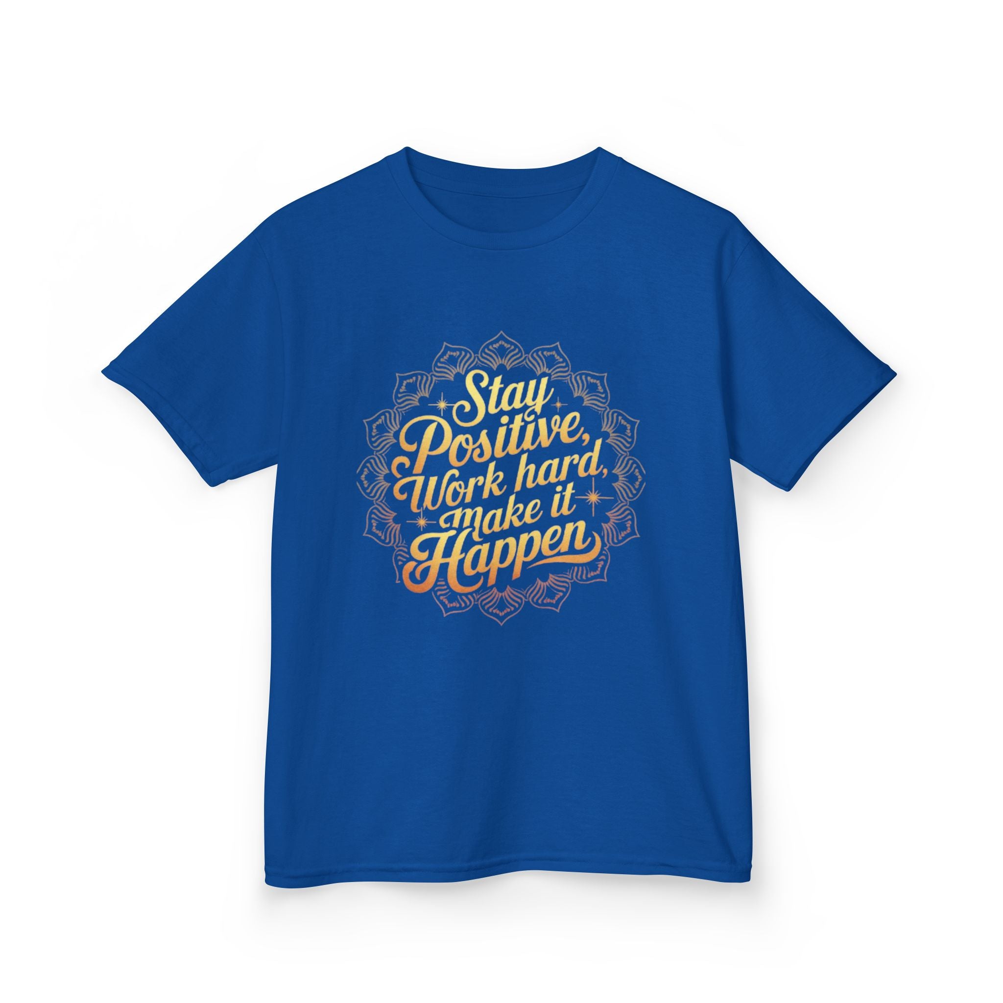 Stay Positive – Elegant Motivational T-Shirt