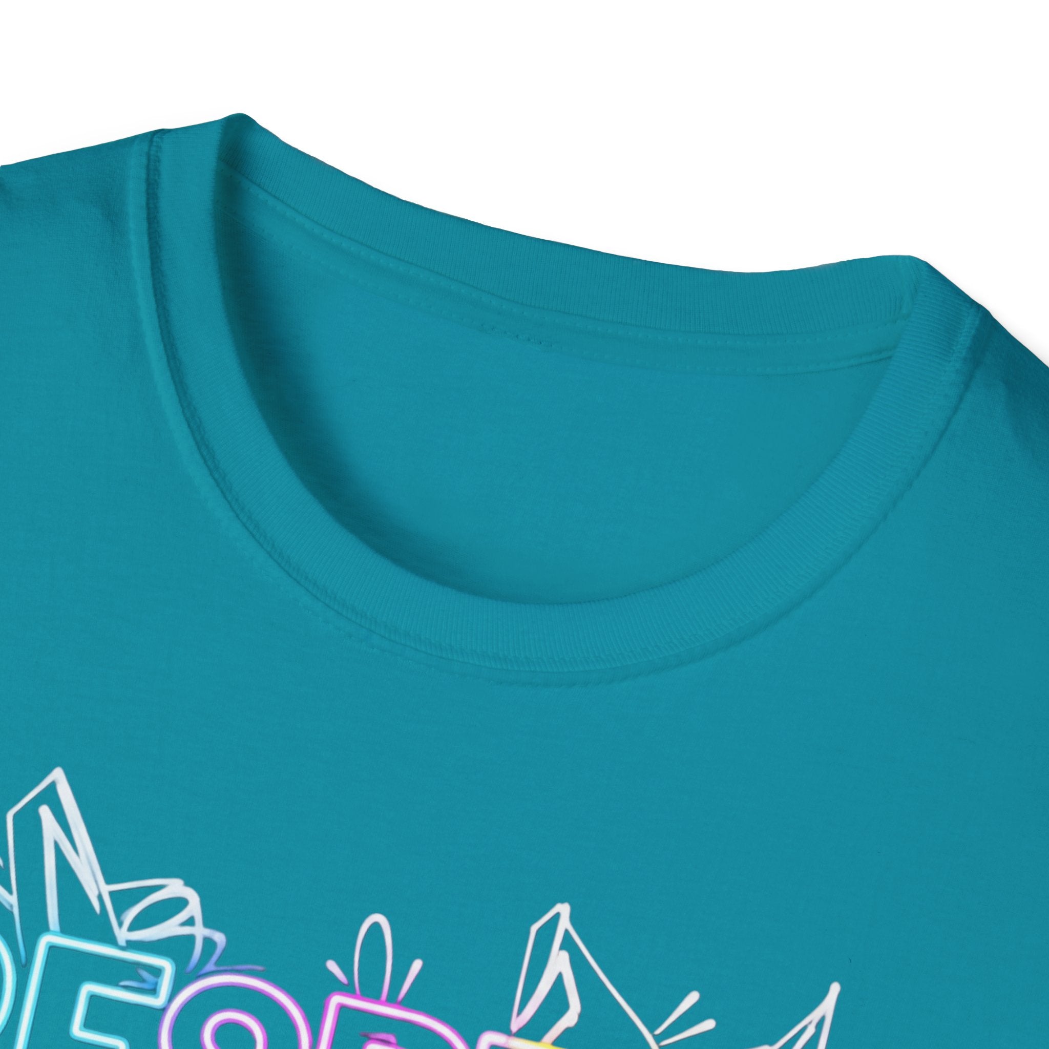 Colorful 'RESPECT' Unisex Softstyle T-Shirt, Positive Vibes Shirt, Everyday Casual Wear, Unique Gift Idea