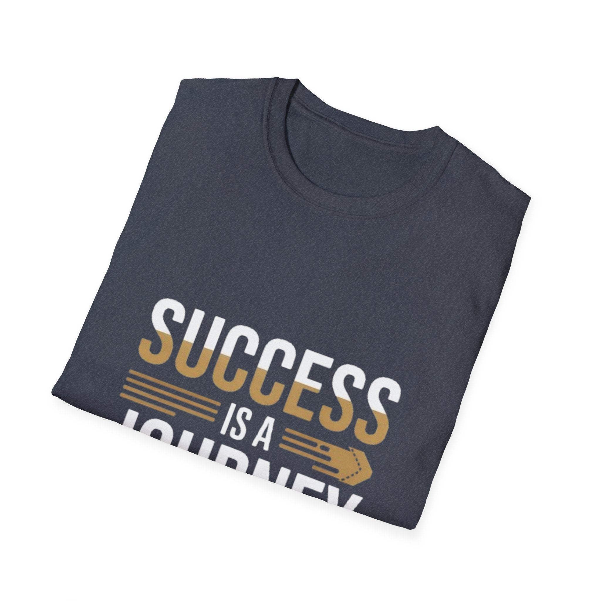 Success is a Journey Unisex Softstyle T-Shirt, Motivational Tee, Inspirational Apparel, Gift for Graduations, Casual Wear, Everyday Comfort