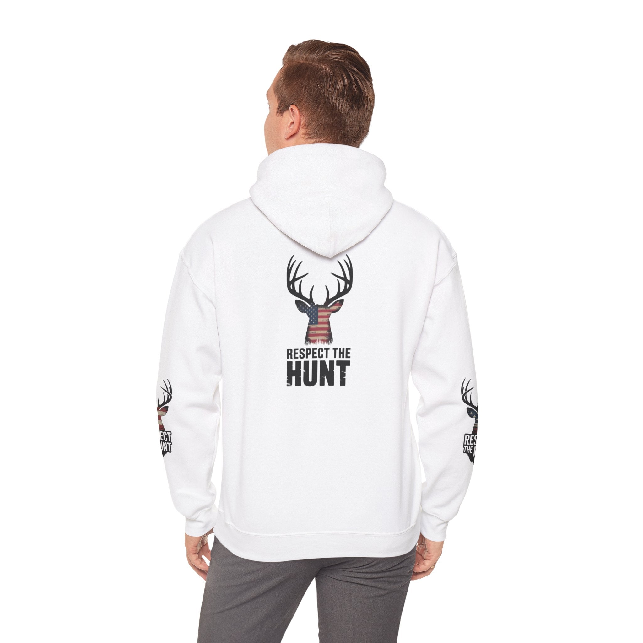 Respect the Hunt Hoodie - Unisex Heavy Blend, Perfect Gift for Hunters, Outdoor Enthusiasts, Camping, Nature Lovers, Fall Fashion