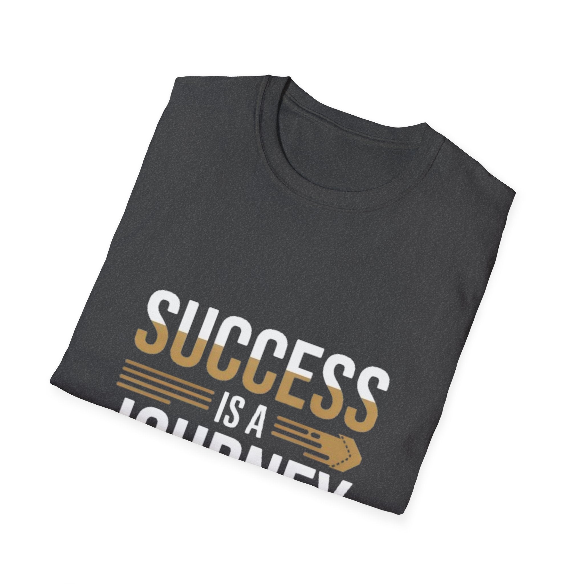 Success is a Journey Unisex Softstyle T-Shirt, Motivational Tee, Inspirational Apparel, Gift for Graduations, Casual Wear, Everyday Comfort