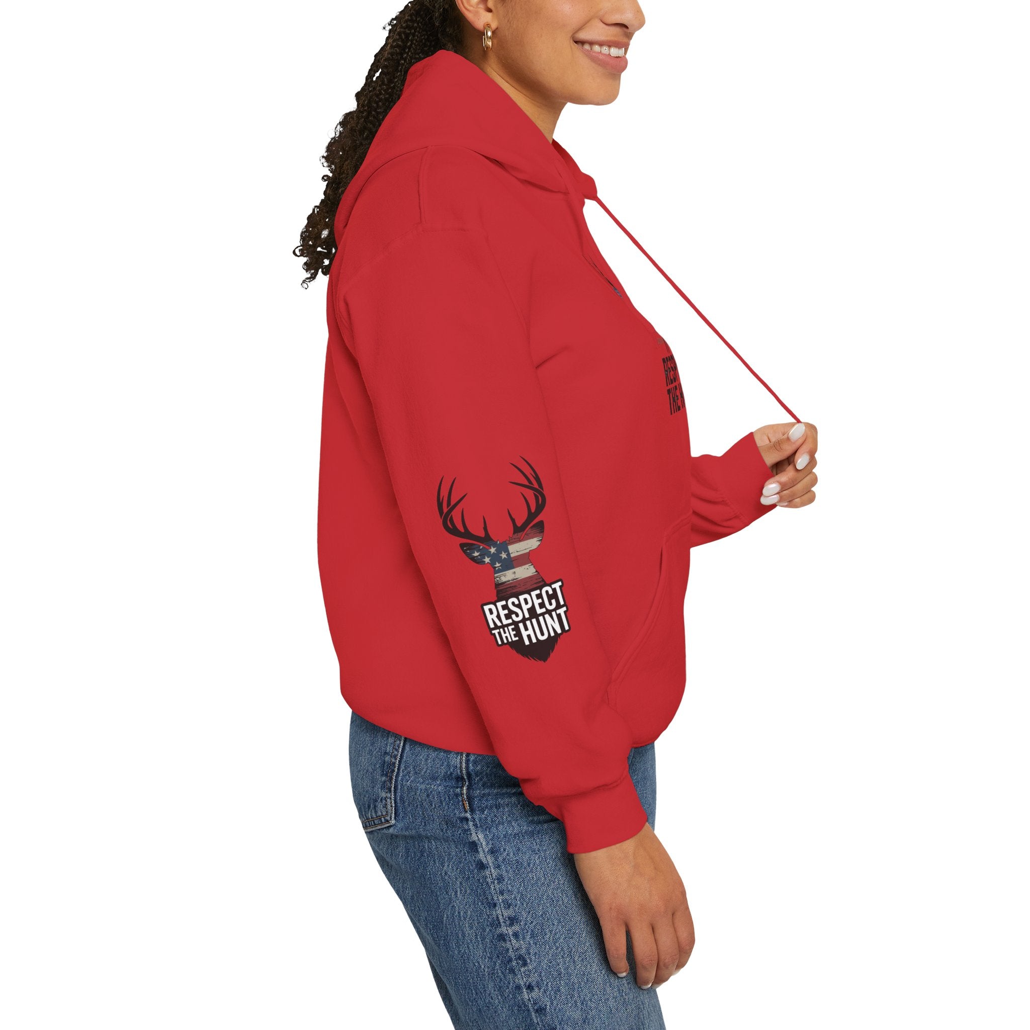 Respect the Hunt Hoodie - Unisex Heavy Blend, Perfect Gift for Hunters, Outdoor Enthusiasts, Camping, Nature Lovers, Fall Fashion