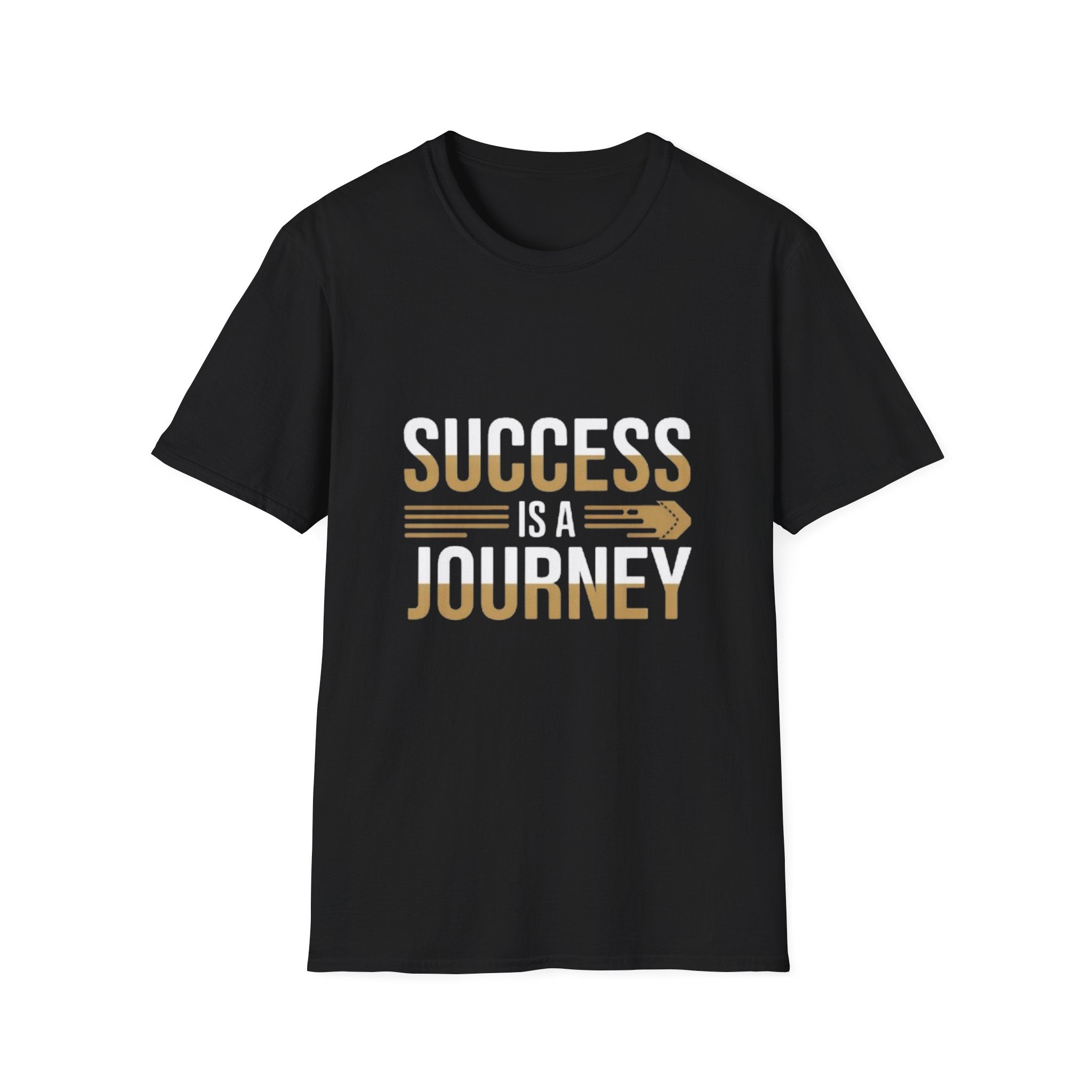 Success is a Journey Unisex Softstyle T-Shirt, Motivational Tee, Inspirational Apparel, Gift for Graduations, Casual Wear, Everyday Comfort