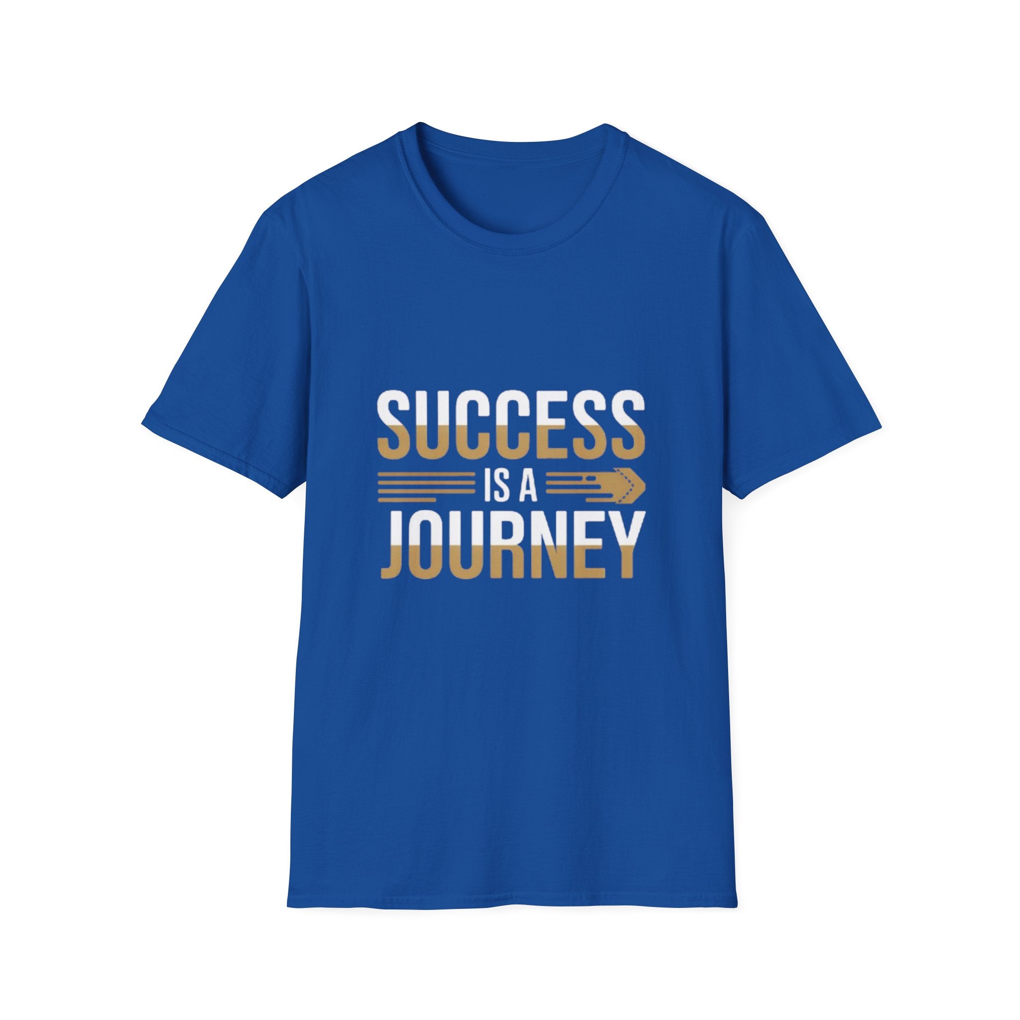 Success is a Journey Unisex Softstyle T-Shirt, Motivational Tee, Inspirational Apparel, Gift for Graduations, Casual Wear, Everyday Comfort