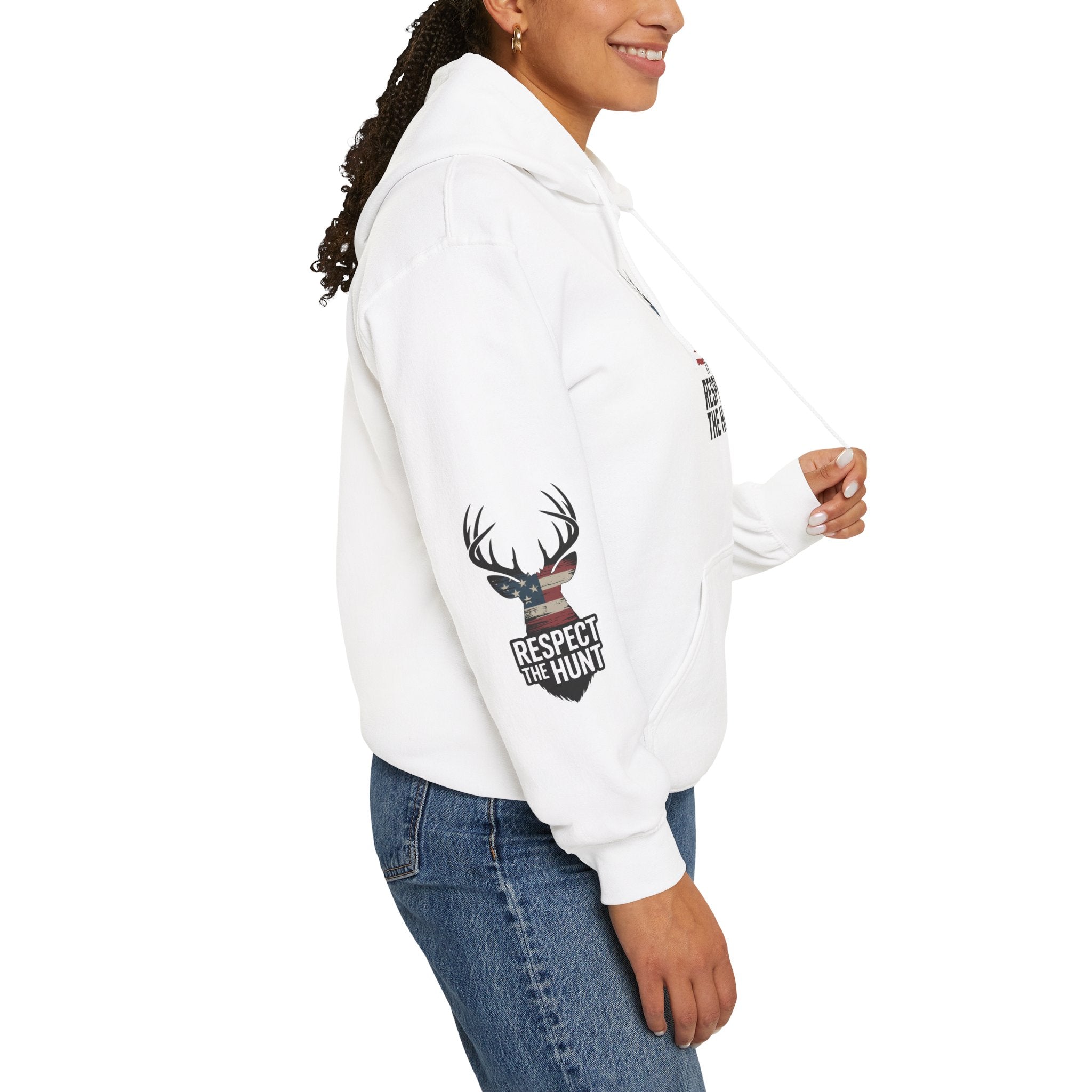Respect the Hunt Hoodie - Unisex Heavy Blend, Perfect Gift for Hunters, Outdoor Enthusiasts, Camping, Nature Lovers, Fall Fashion