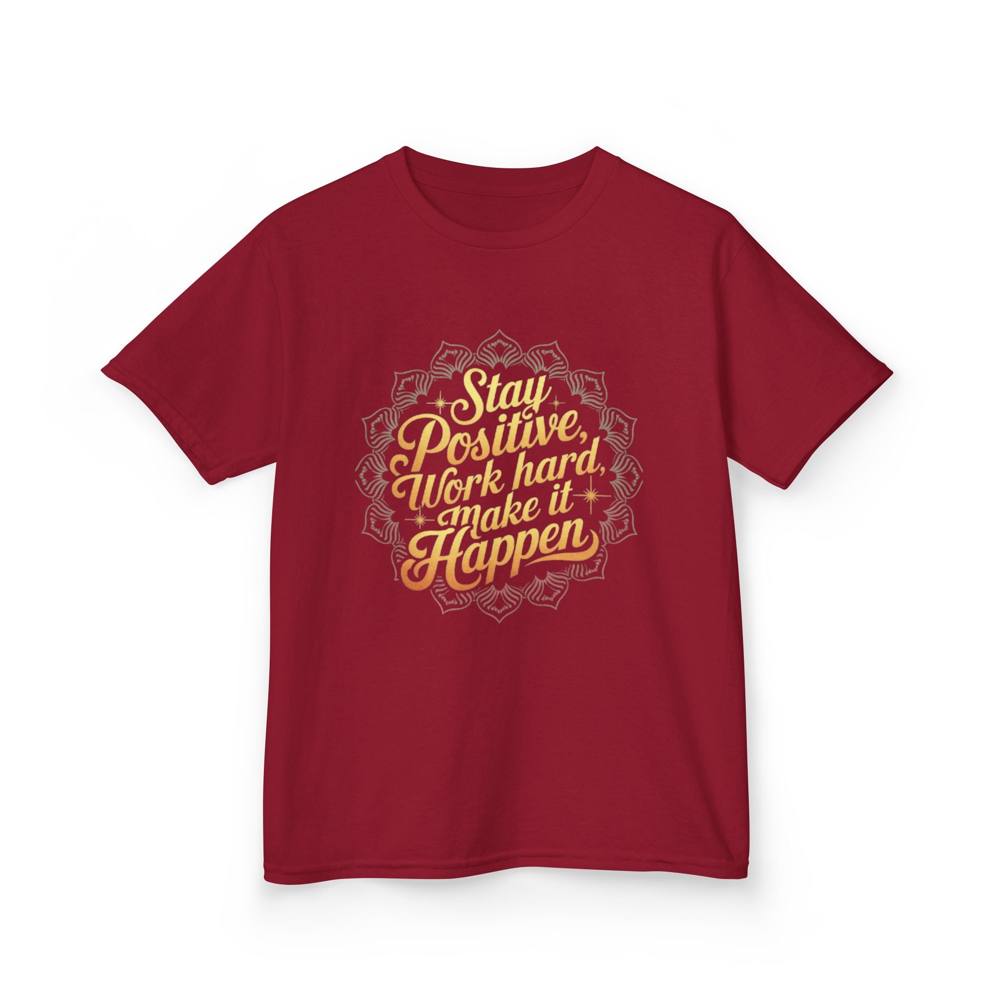Stay Positive – Elegant Motivational T-Shirt