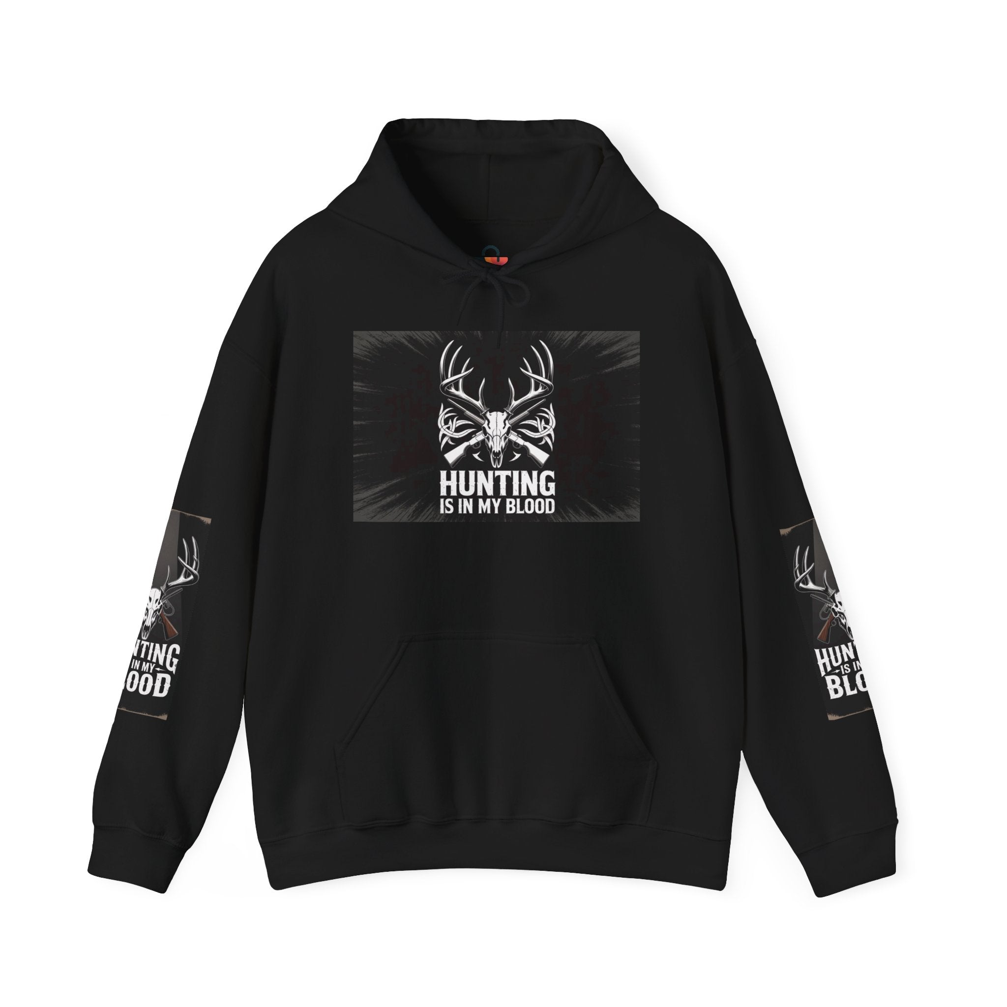 Hunting-Themed Hooded Sweatshirt - Perfect for Outdoor Enthusiasts, Gift for Hunters, Cozy Layer for All Seasons, Ideal for Camping, [...]