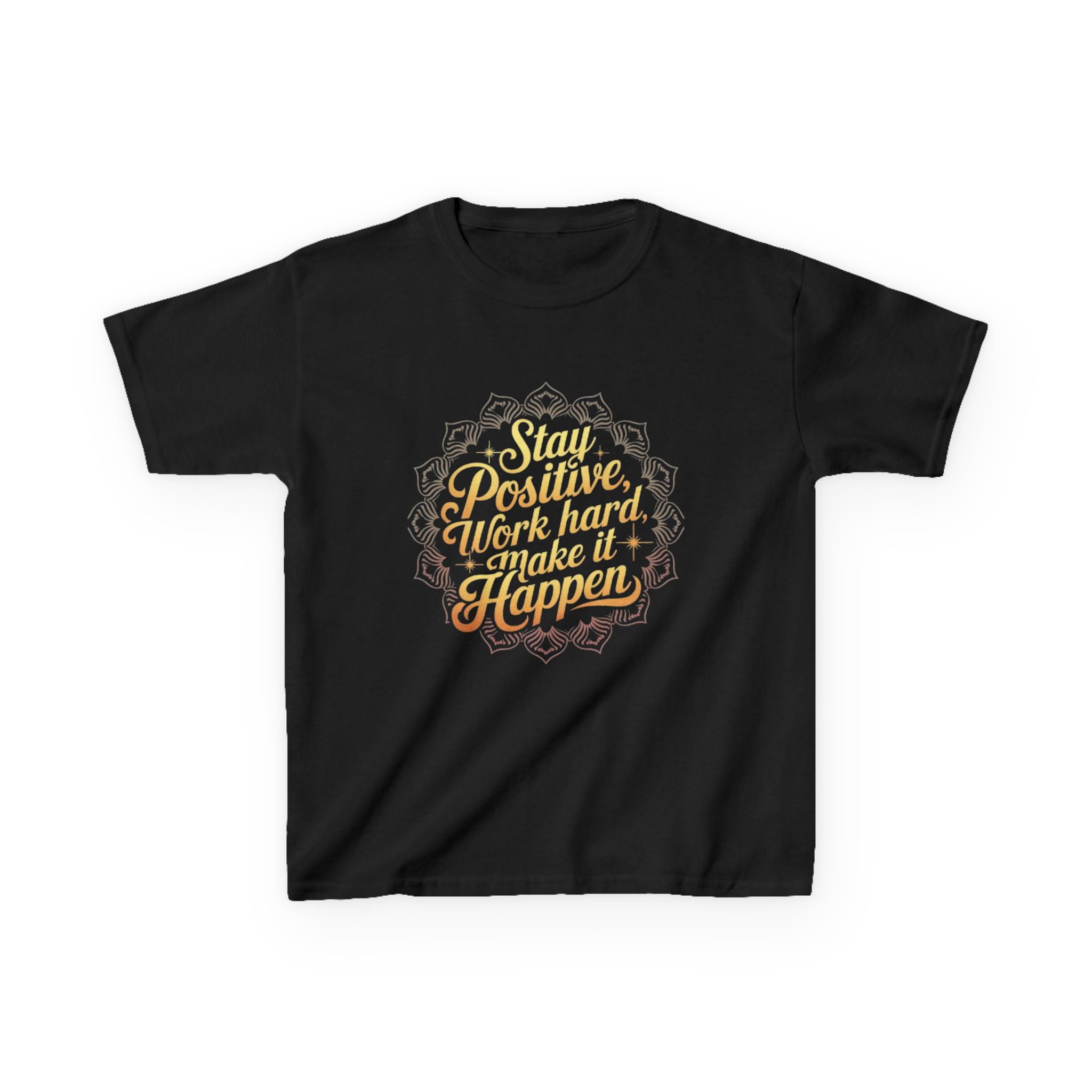 Stay Positive – Elegant Motivational T-Shirt