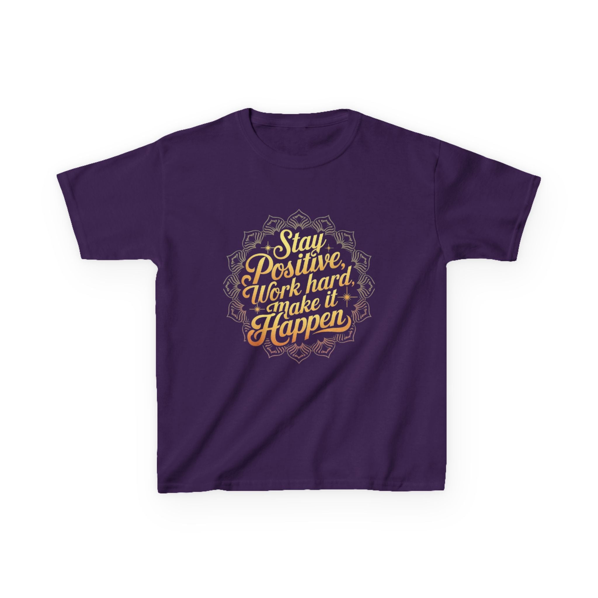 Stay Positive – Elegant Motivational T-Shirt