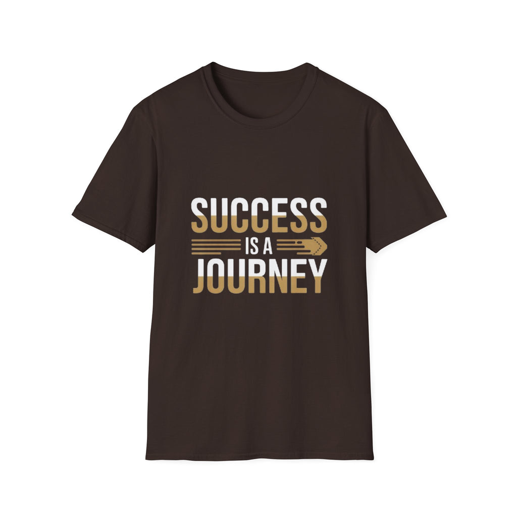 Success is a Journey Unisex Softstyle T-Shirt, Motivational Tee, Inspirational Apparel, Gift for Graduations, Casual Wear, Everyday Comfort