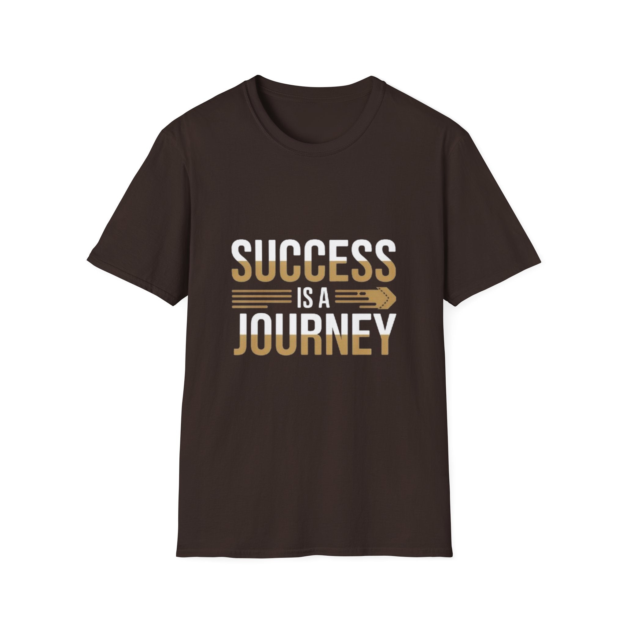 Success is a Journey Unisex Softstyle T-Shirt, Motivational Tee, Inspirational Apparel, Gift for Graduations, Casual Wear, Everyday Comfort