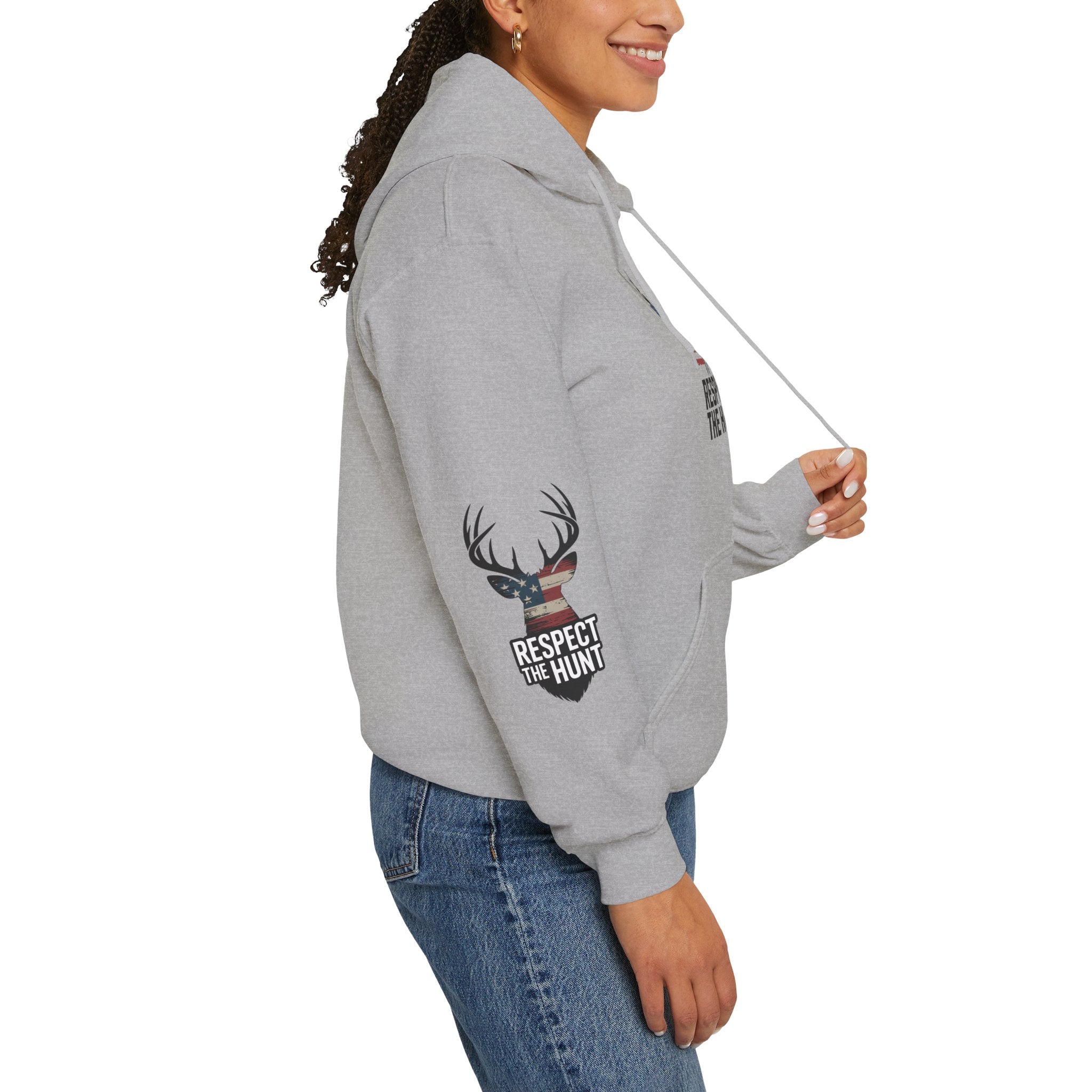 Respect the Hunt Hoodie - Unisex Heavy Blend, Perfect Gift for Hunters, Outdoor Enthusiasts, Camping, Nature Lovers, Fall Fashion