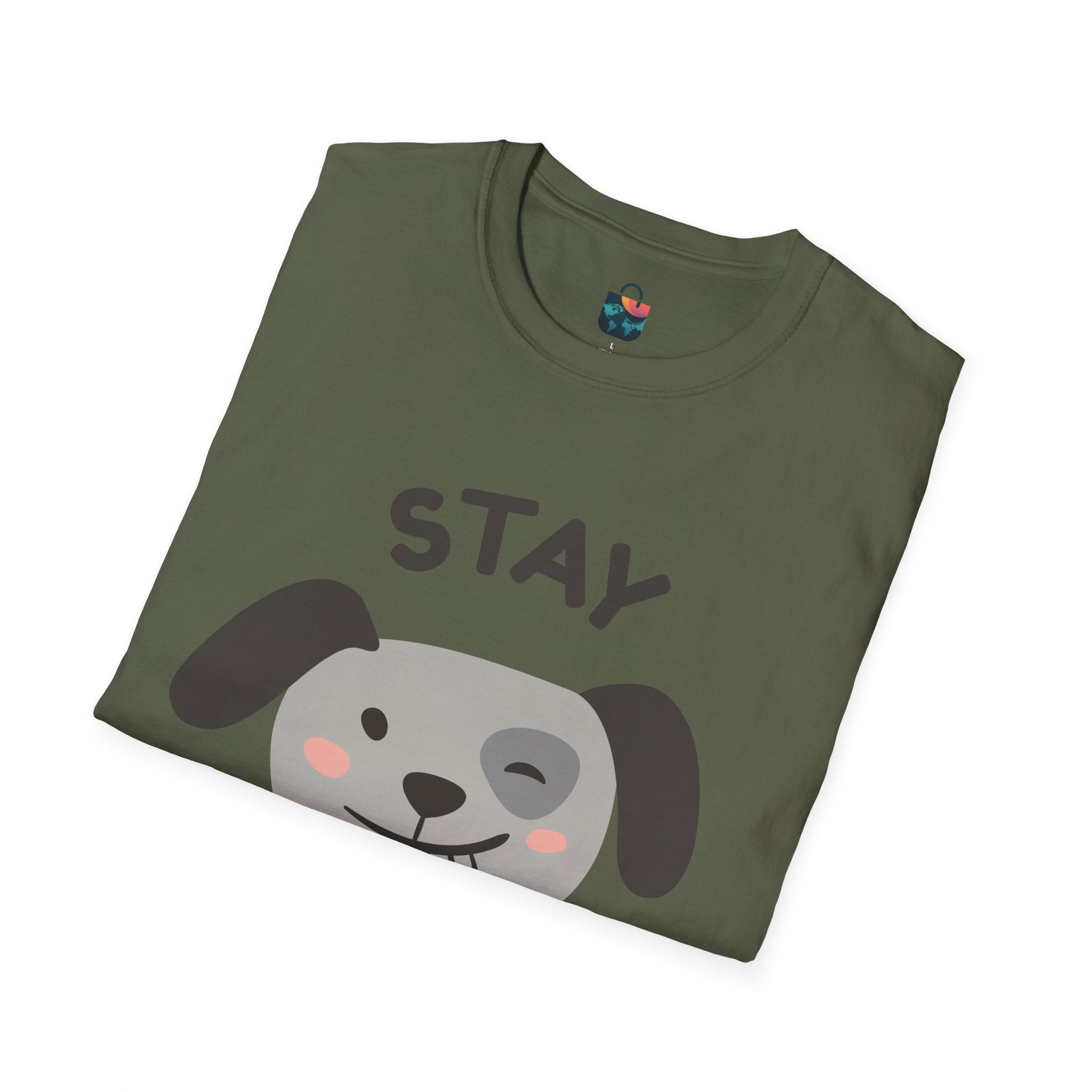 Stay Pawsitive Dog Lover T-Shirt, Pet Owner Gift, Funny Animal Tee, Casual Wear, Gifts for Dog Lovers, Cute Dog Shirt