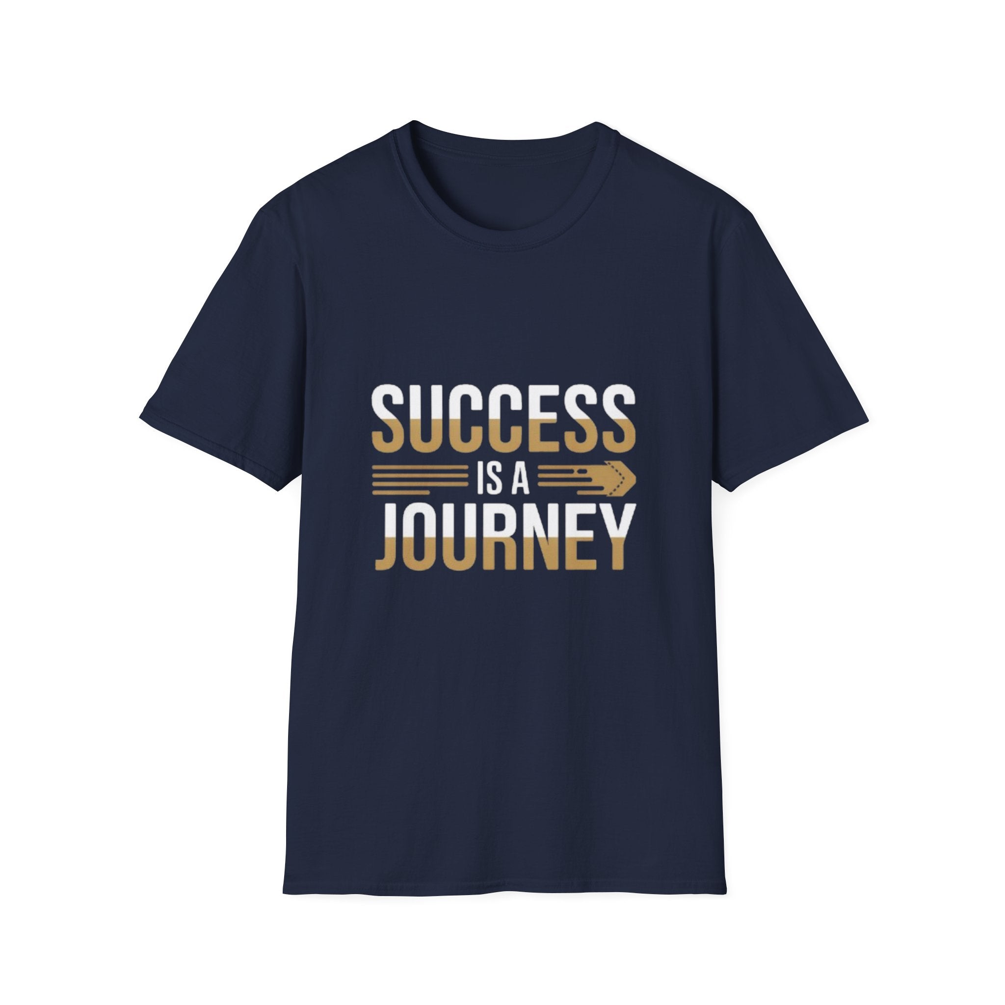 Success is a Journey Unisex Softstyle T-Shirt, Motivational Tee, Inspirational Apparel, Gift for Graduations, Casual Wear, Everyday Comfort