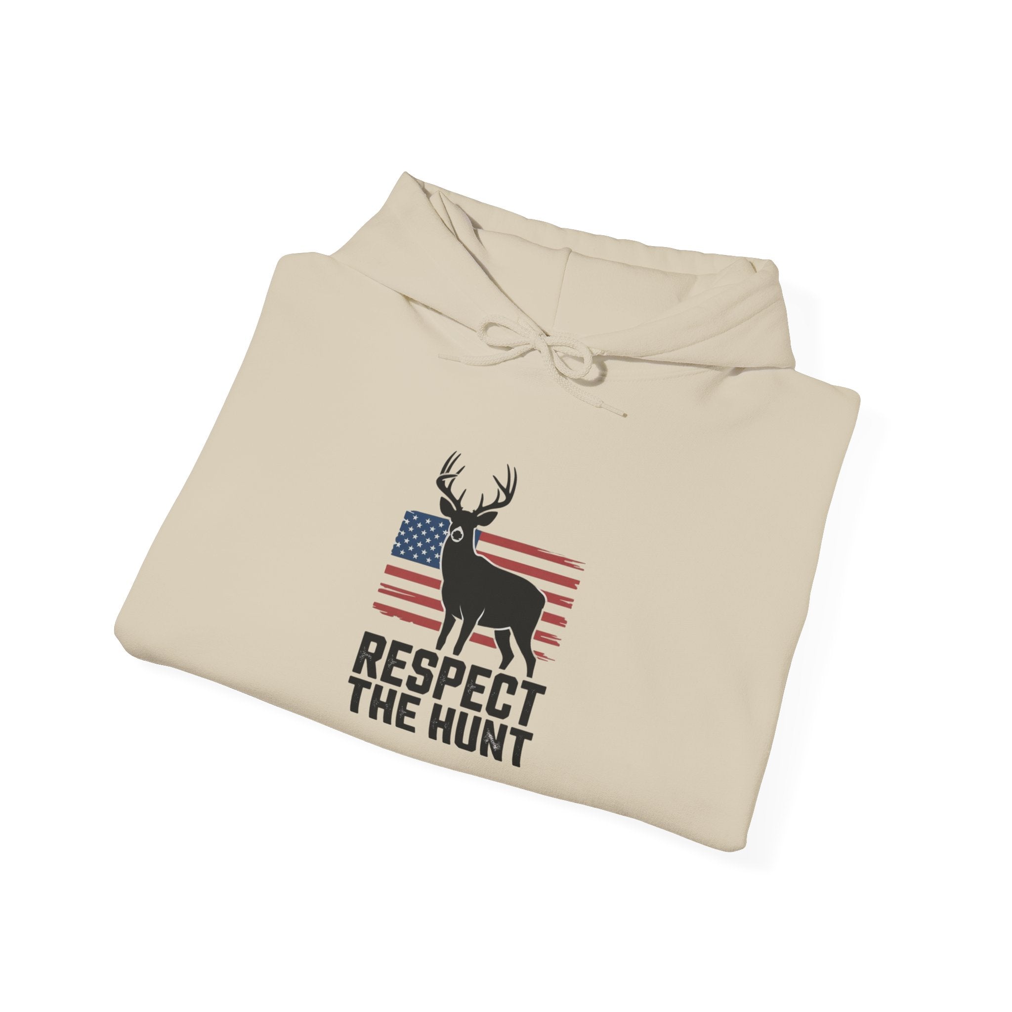 Respect the Hunt Hoodie - Unisex Heavy Blend, Perfect Gift for Hunters, Outdoor Enthusiasts, Camping, Nature Lovers, Fall Fashion