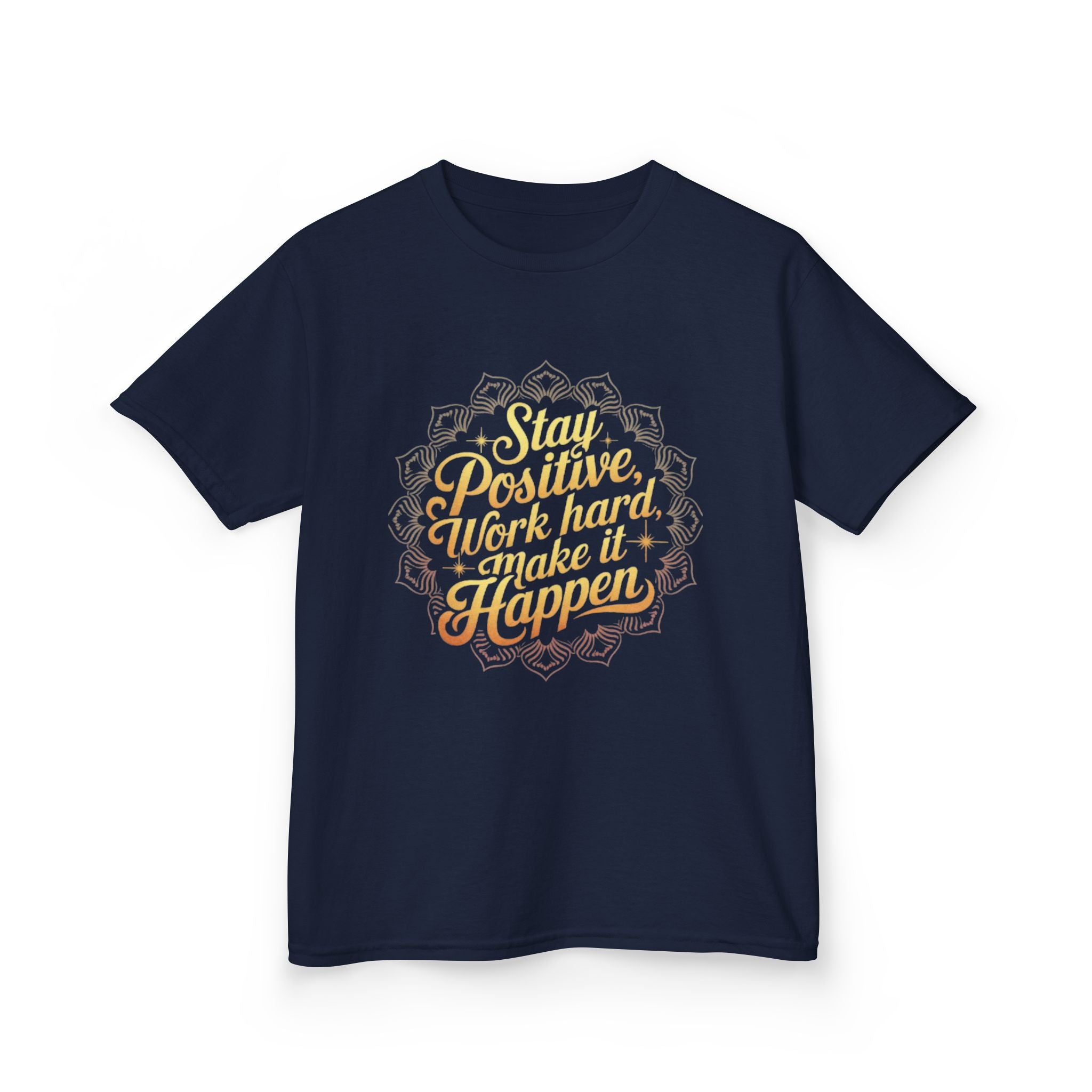 Stay Positive – Elegant Motivational T-Shirt
