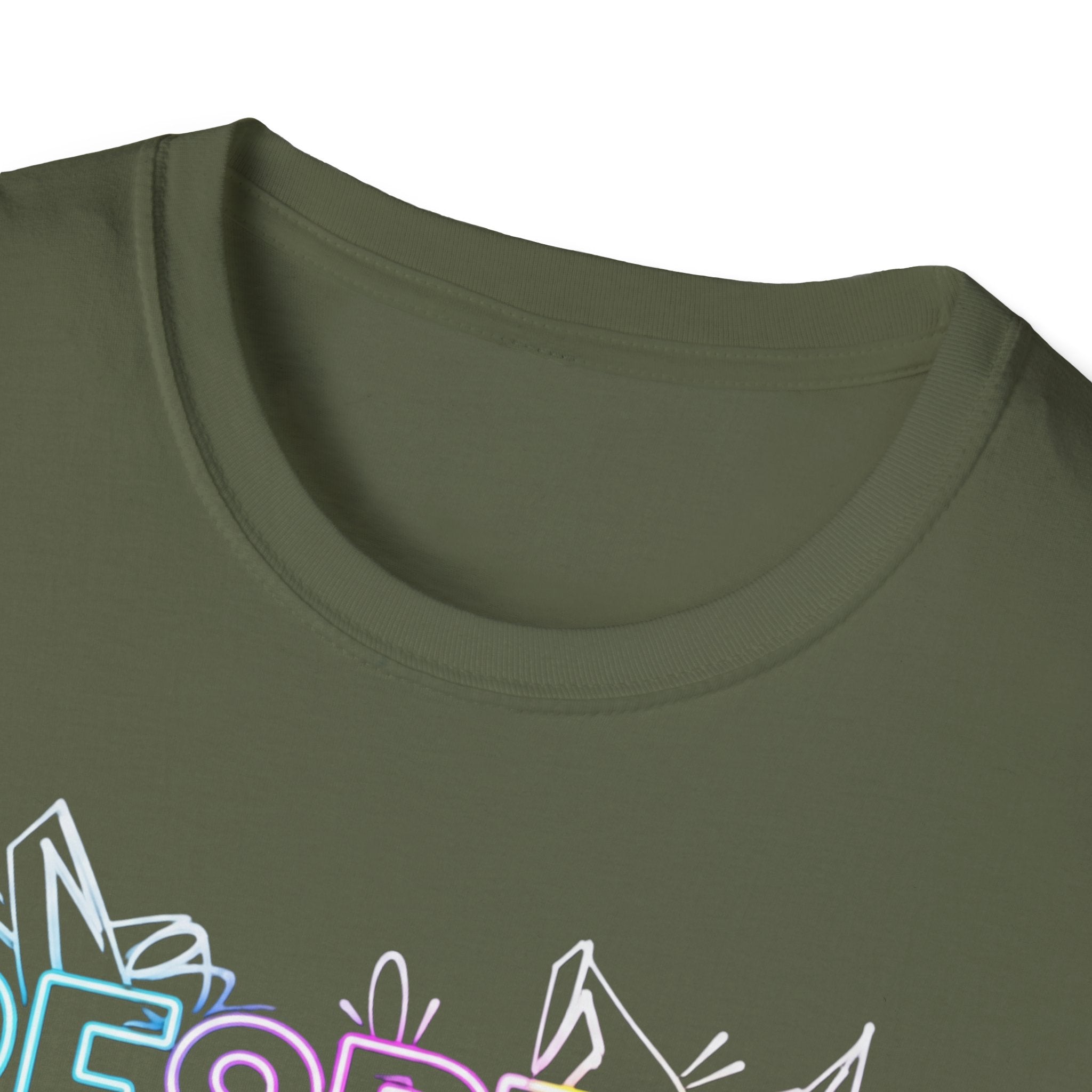 Colorful 'RESPECT' Unisex Softstyle T-Shirt, Positive Vibes Shirt, Everyday Casual Wear, Unique Gift Idea