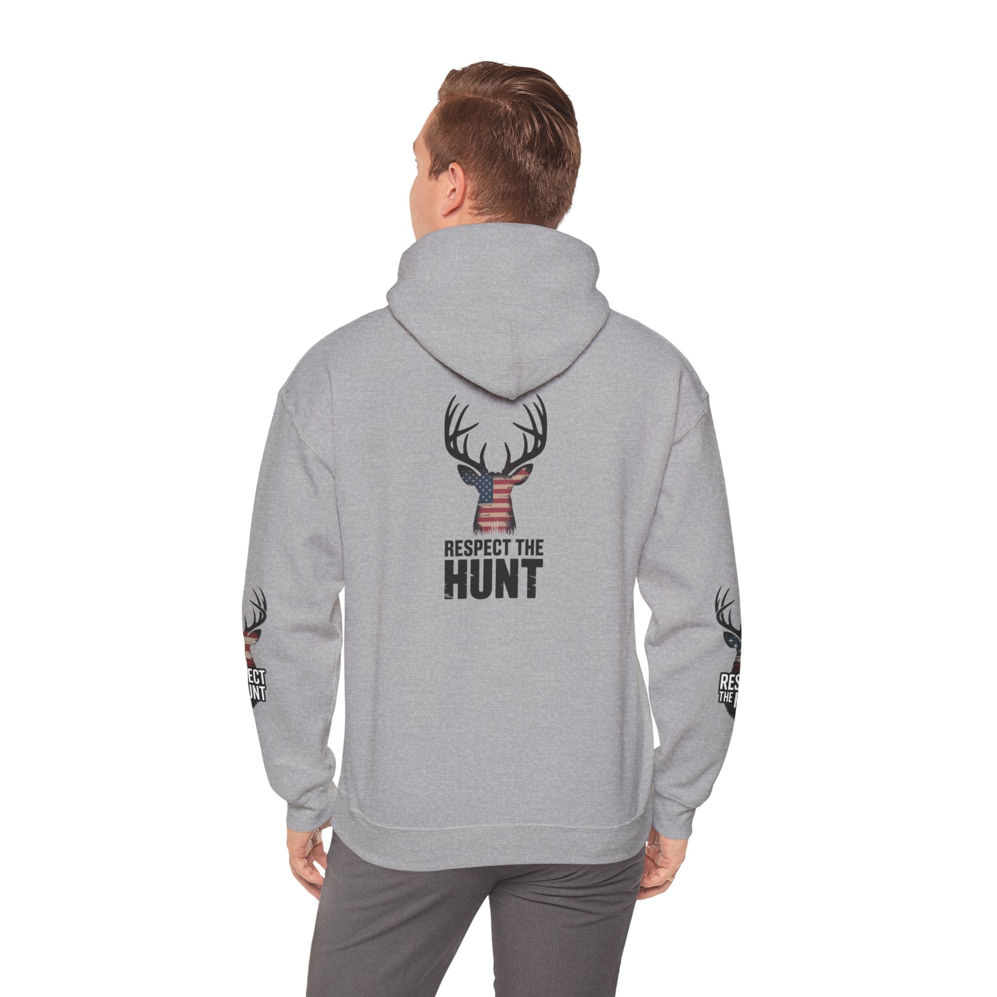 Respect the Hunt Hoodie - Unisex Heavy Blend, Perfect Gift for Hunters, Outdoor Enthusiasts, Camping, Nature Lovers, Fall Fashion