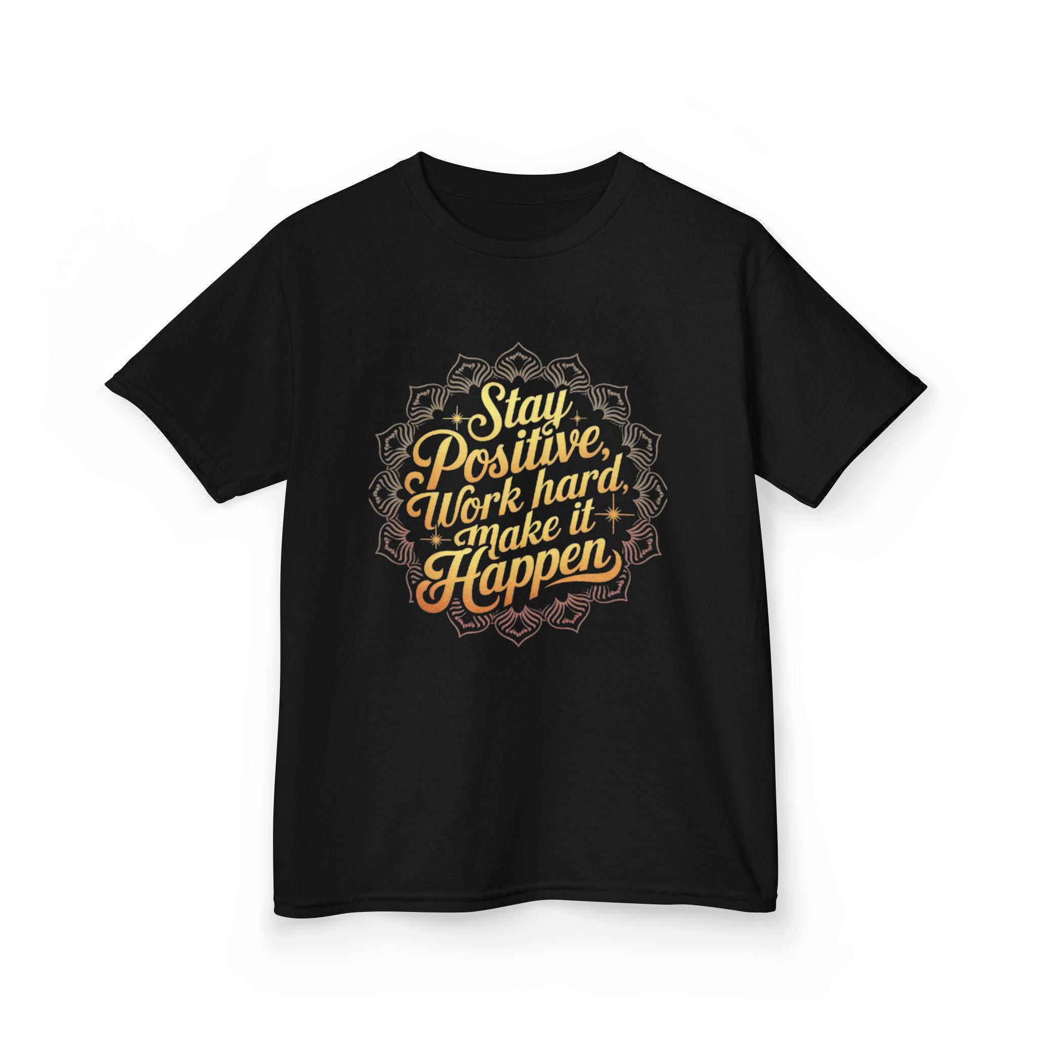 Stay Positive – Elegant Motivational T-Shirt