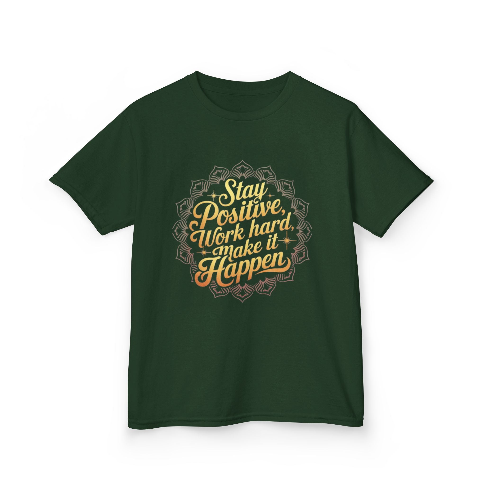 Stay Positive – Elegant Motivational T-Shirt