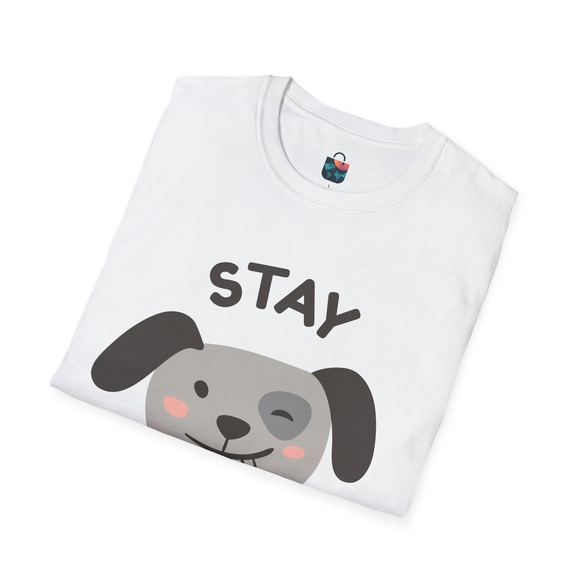 Stay Pawsitive Dog Lover T-Shirt, Pet Owner Gift, Funny Animal Tee, Casual Wear, Gifts for Dog Lovers, Cute Dog Shirt