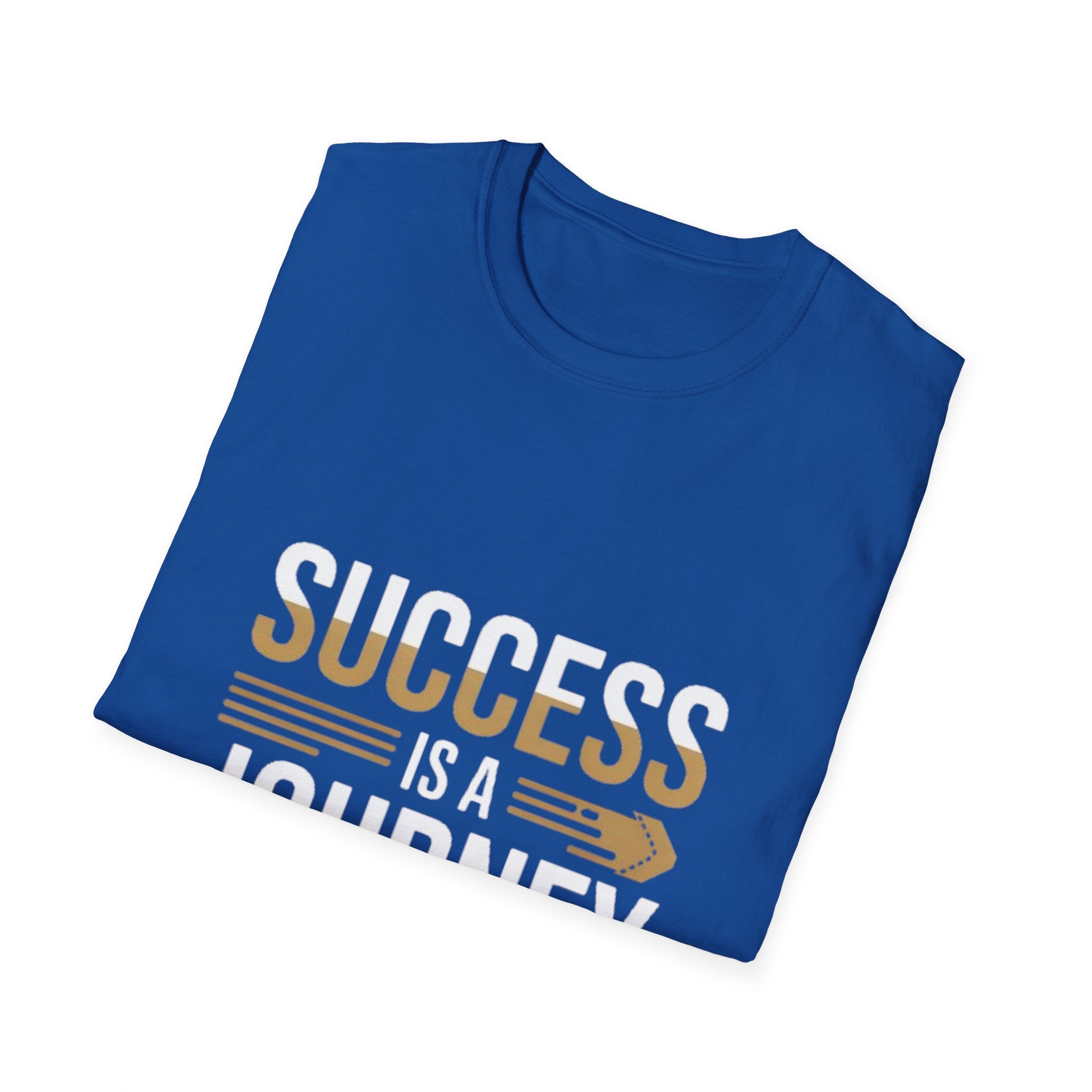 Success is a Journey Unisex Softstyle T-Shirt, Motivational Tee, Inspirational Apparel, Gift for Graduations, Casual Wear, Everyday Comfort