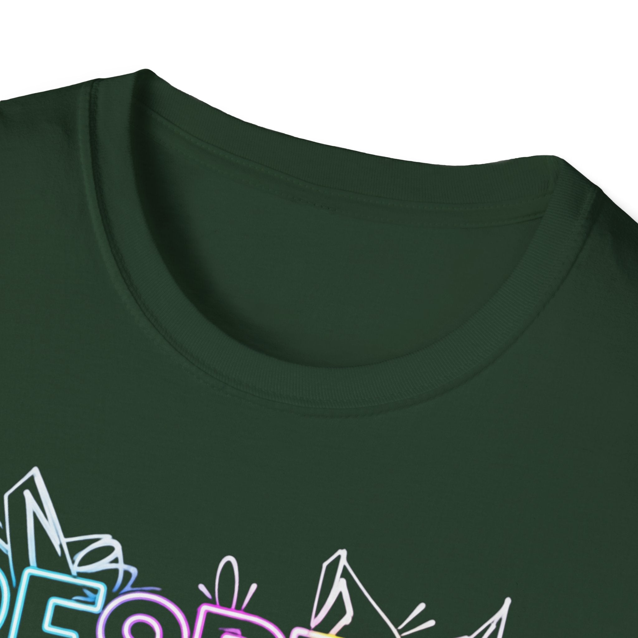 Colorful 'RESPECT' Unisex Softstyle T-Shirt, Positive Vibes Shirt, Everyday Casual Wear, Unique Gift Idea