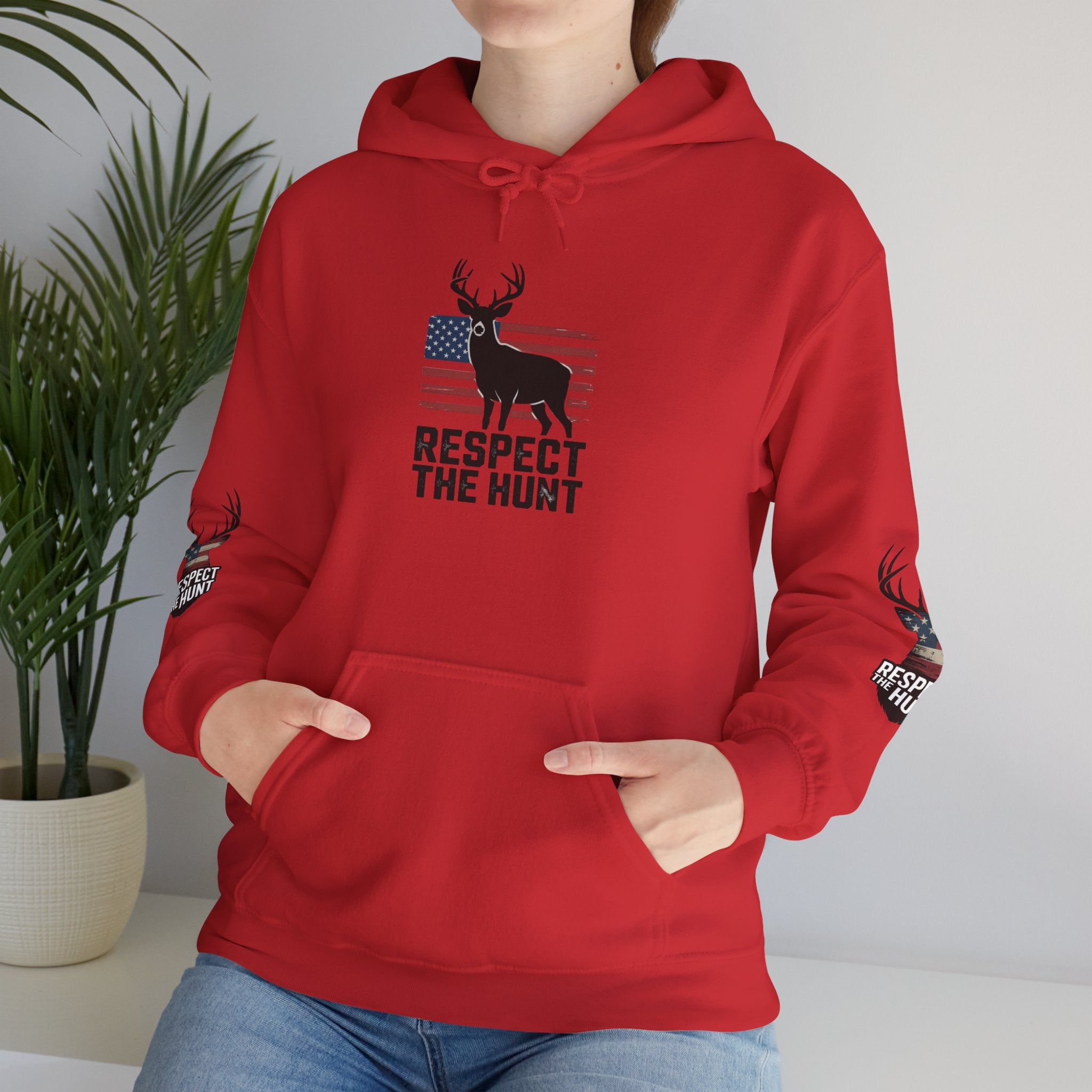 Respect the Hunt Hoodie - Unisex Heavy Blend, Perfect Gift for Hunters, Outdoor Enthusiasts, Camping, Nature Lovers, Fall Fashion