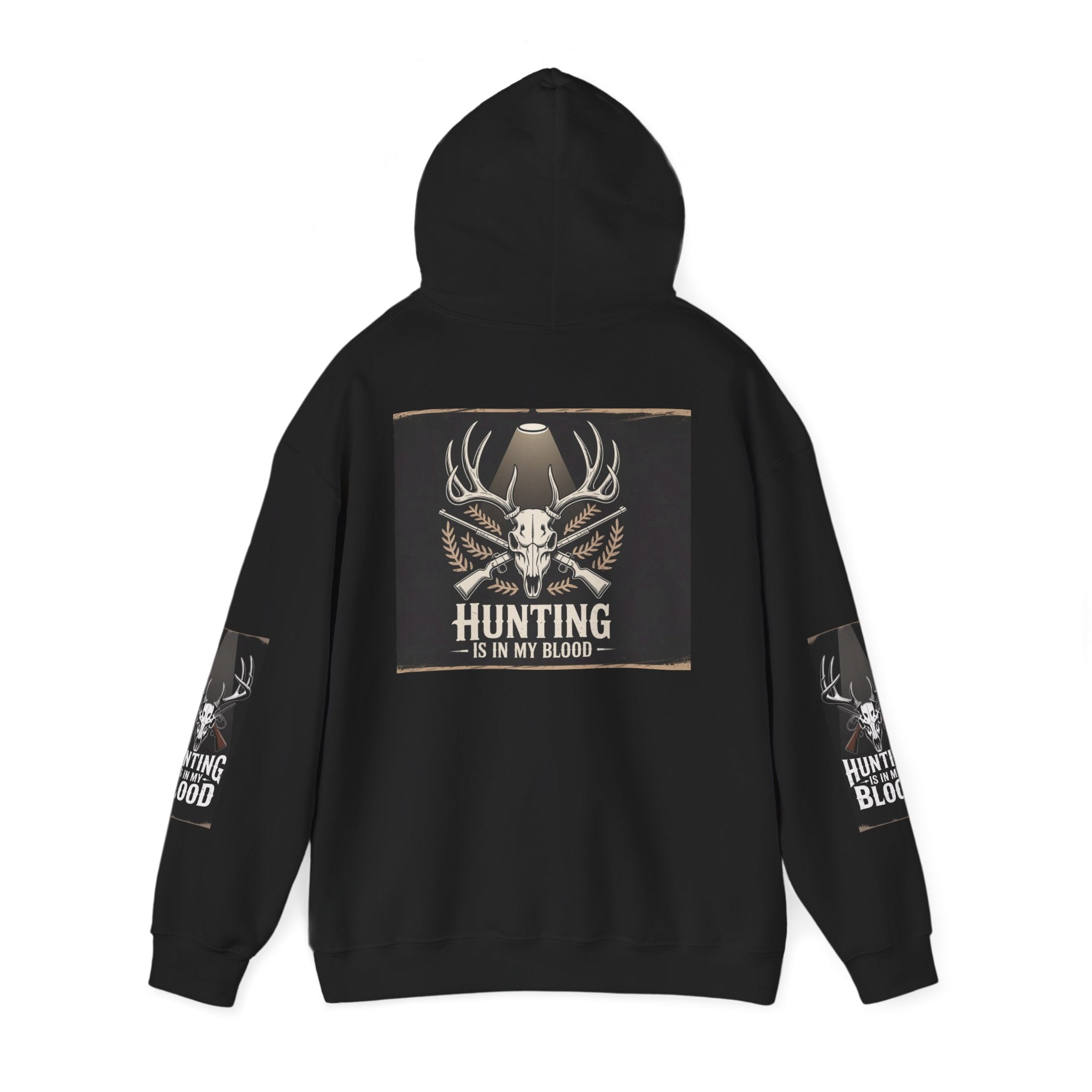 Hunting-Themed Hooded Sweatshirt - Perfect for Outdoor Enthusiasts, Gift for Hunters, Cozy Layer for All Seasons, Ideal for Camping, [...]