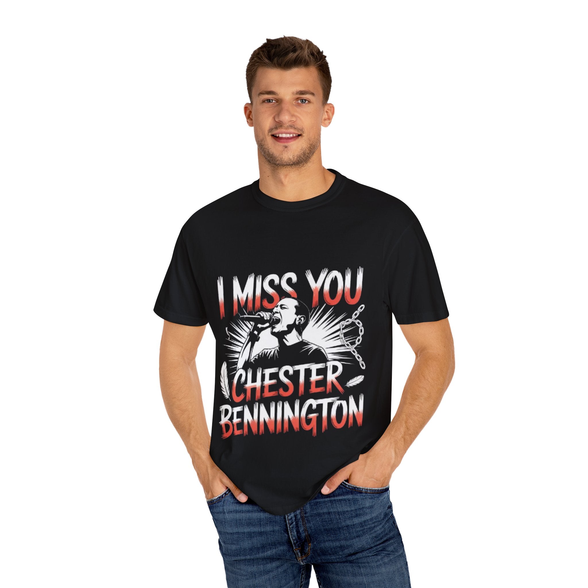 i Miss You - Chester Bennington Tribute T-Shirt, Luna Veex