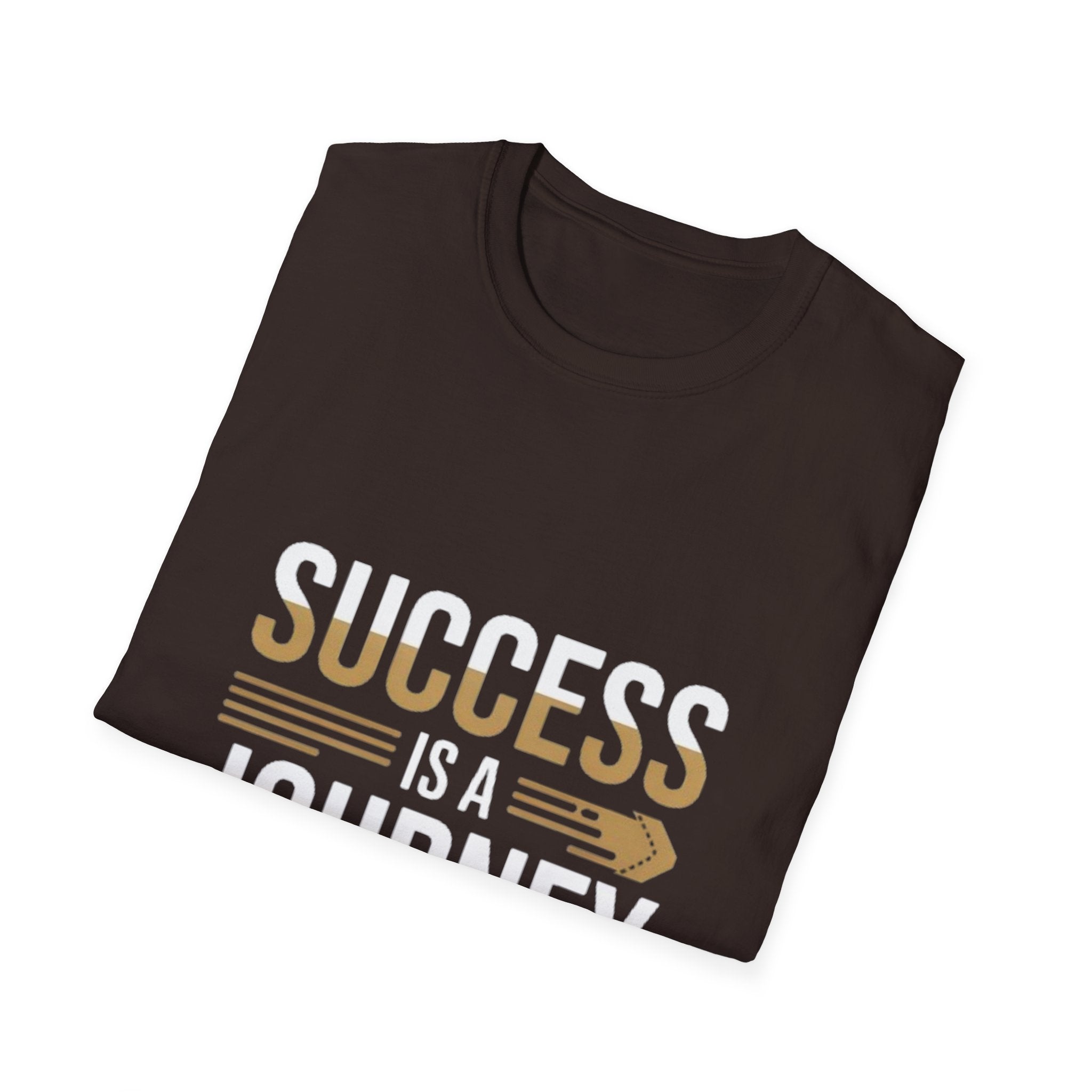 Success is a Journey Unisex Softstyle T-Shirt, Motivational Tee, Inspirational Apparel, Gift for Graduations, Casual Wear, Everyday Comfort