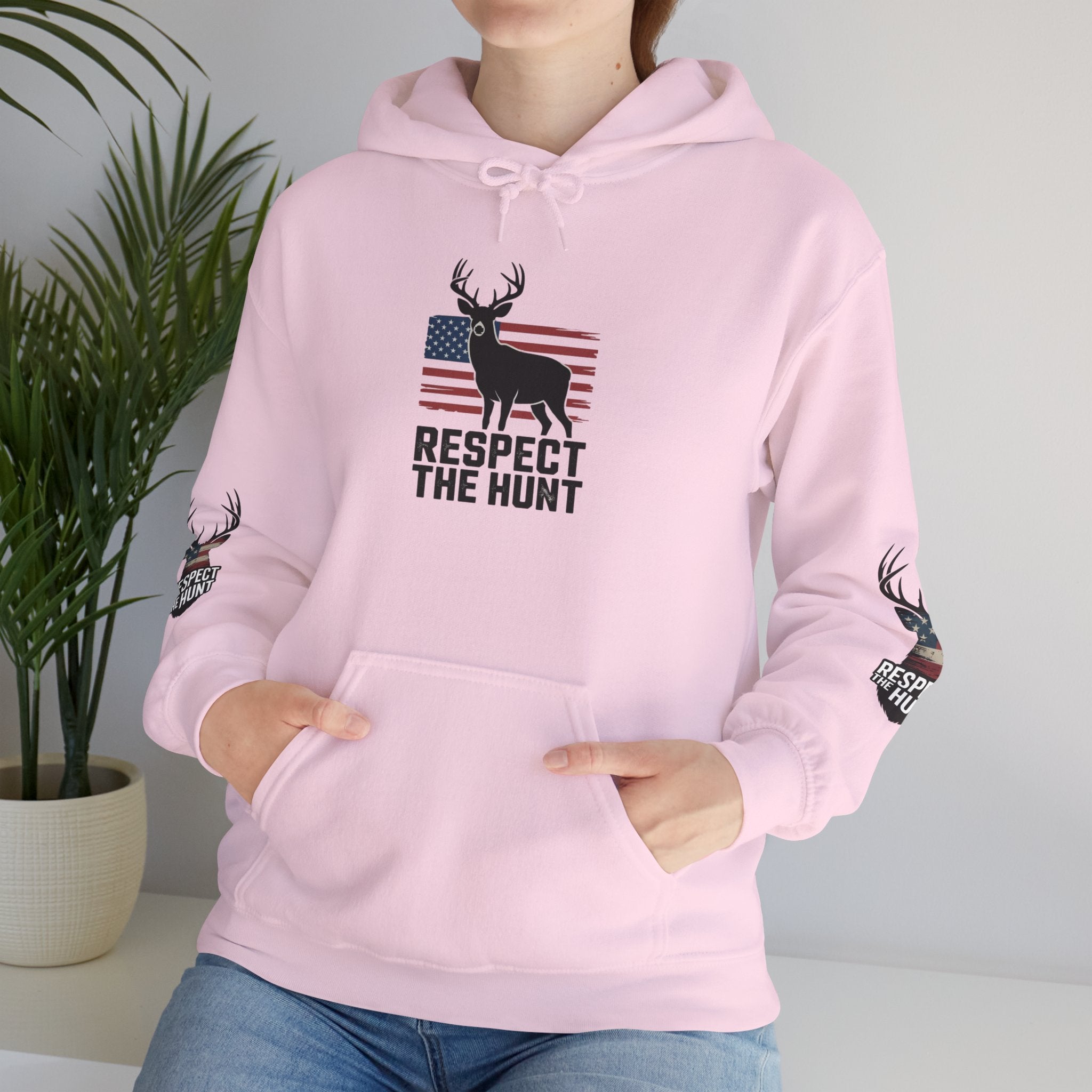 Respect the Hunt Hoodie - Unisex Heavy Blend, Perfect Gift for Hunters, Outdoor Enthusiasts, Camping, Nature Lovers, Fall Fashion