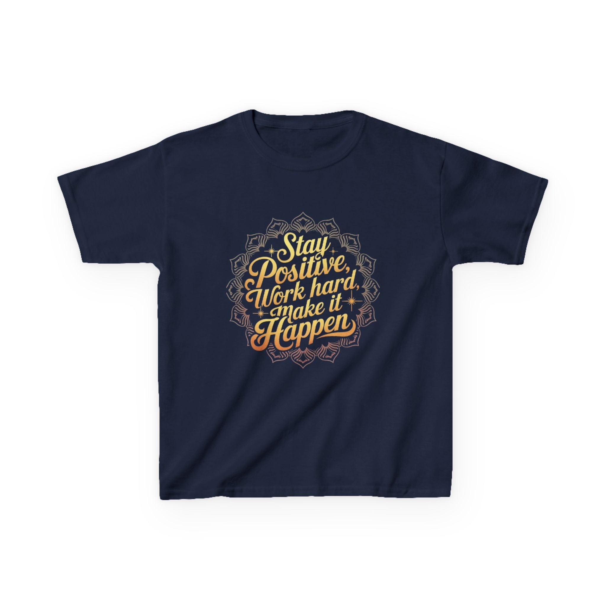 Stay Positive – Elegant Motivational T-Shirt