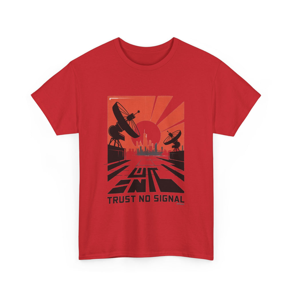 Trust No Signal T-Shirt – Retro Futuristic Graphic Tee for Streetwear & Tech Lovers