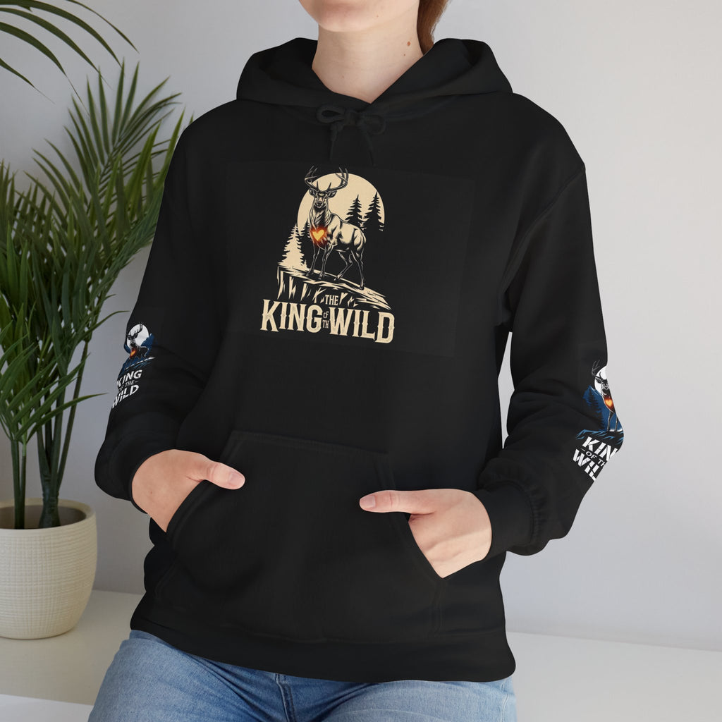 King of the Wild Hoodie - Cozy Unisex Sweatshirt for Nature Lovers, Perfect for Camping, Outdoor Adventures, Gifts