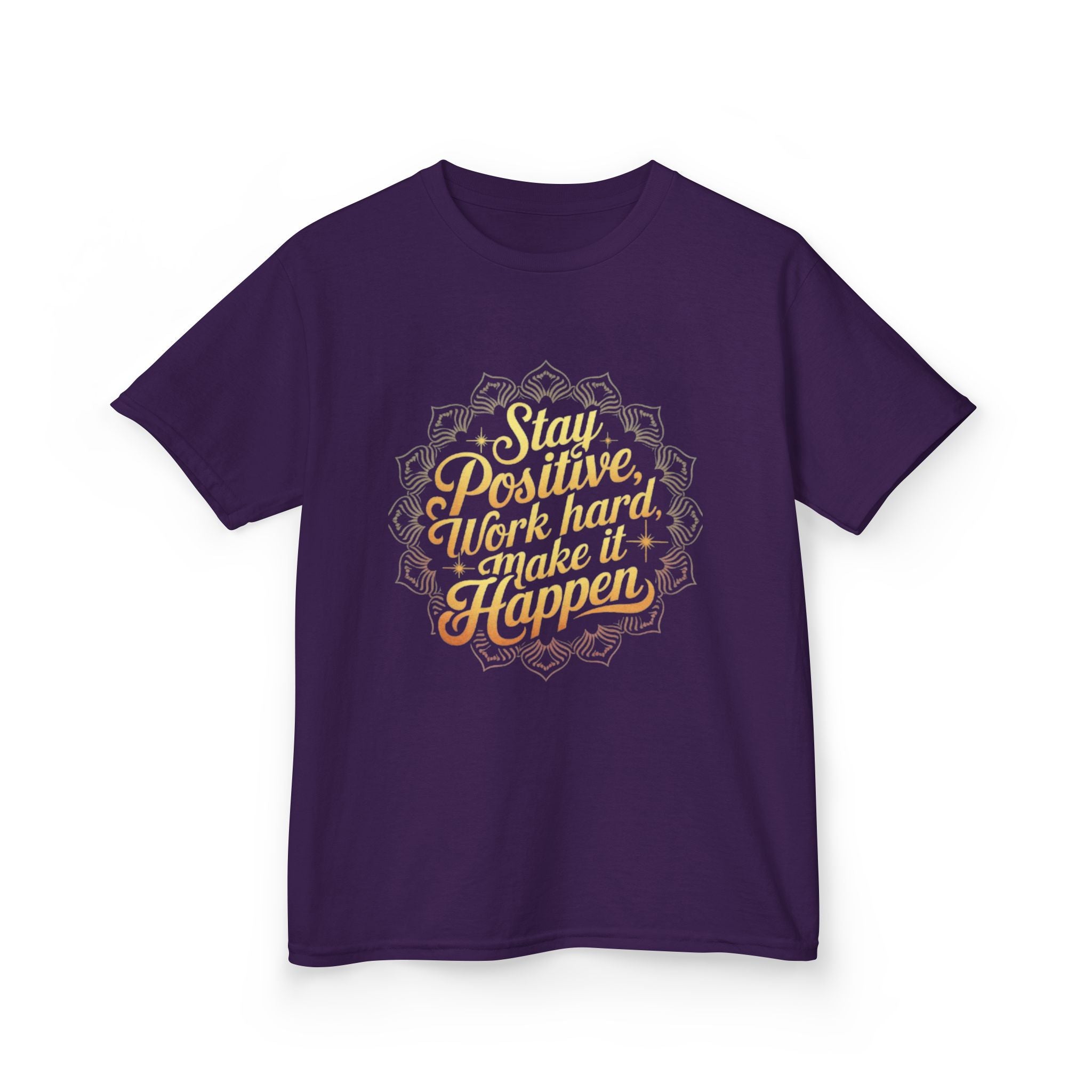 Stay Positive – Elegant Motivational T-Shirt