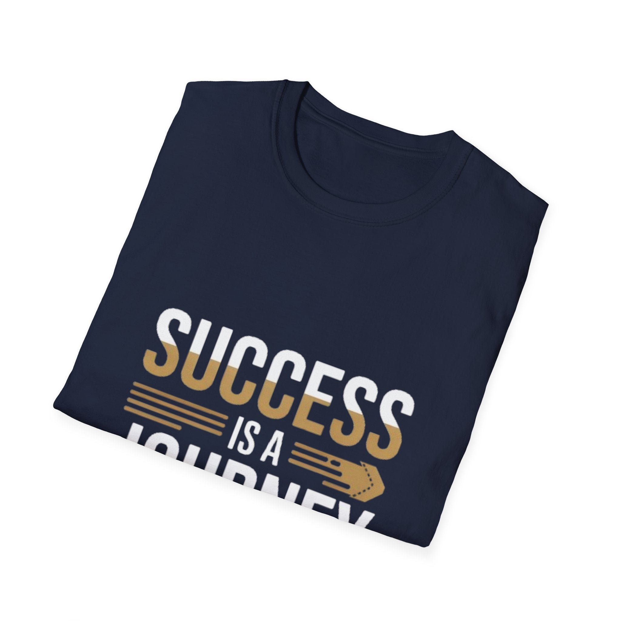 Success is a Journey Unisex Softstyle T-Shirt, Motivational Tee, Inspirational Apparel, Gift for Graduations, Casual Wear, Everyday Comfort