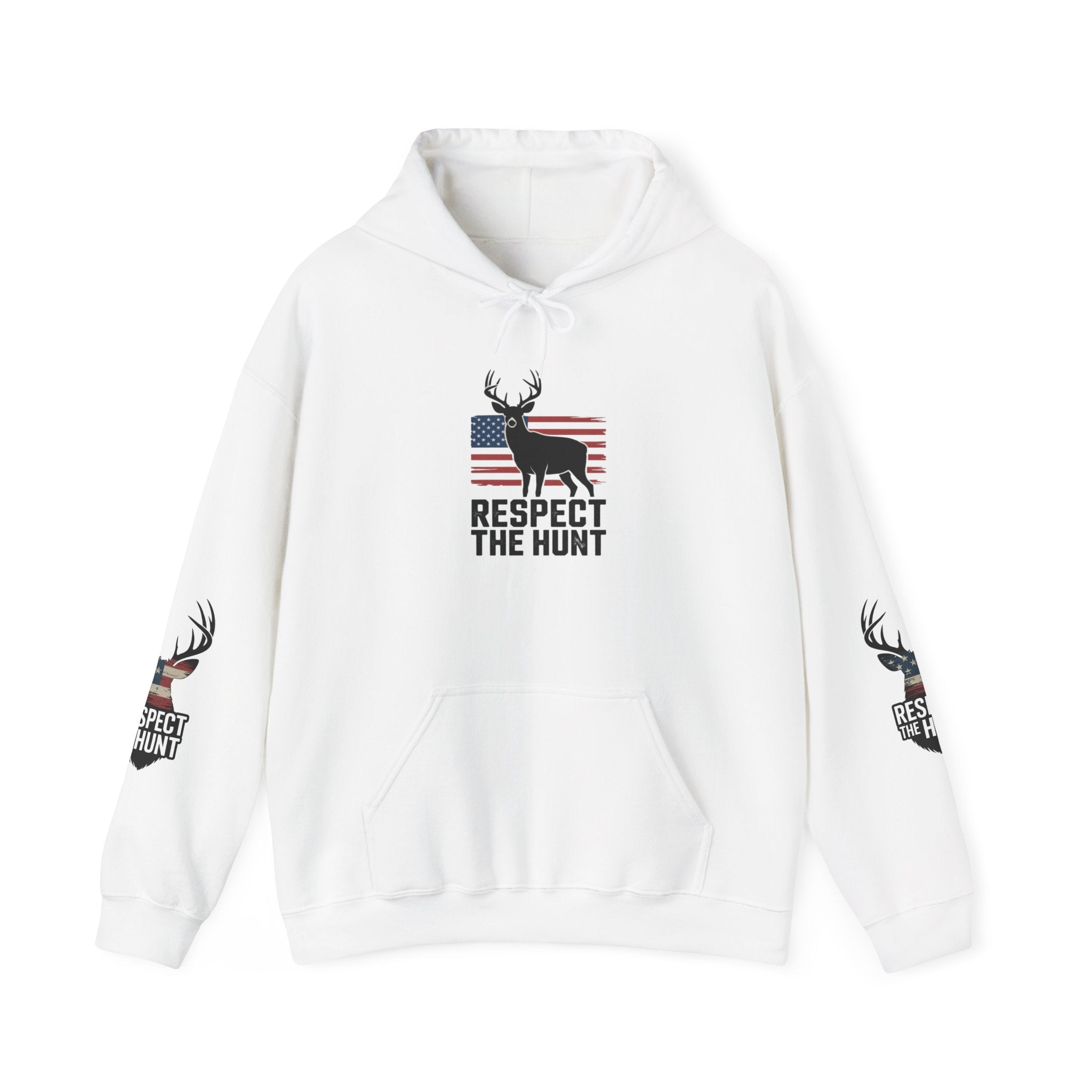 Respect the Hunt Hoodie - Unisex Heavy Blend, Perfect Gift for Hunters, Outdoor Enthusiasts, Camping, Nature Lovers, Fall Fashion