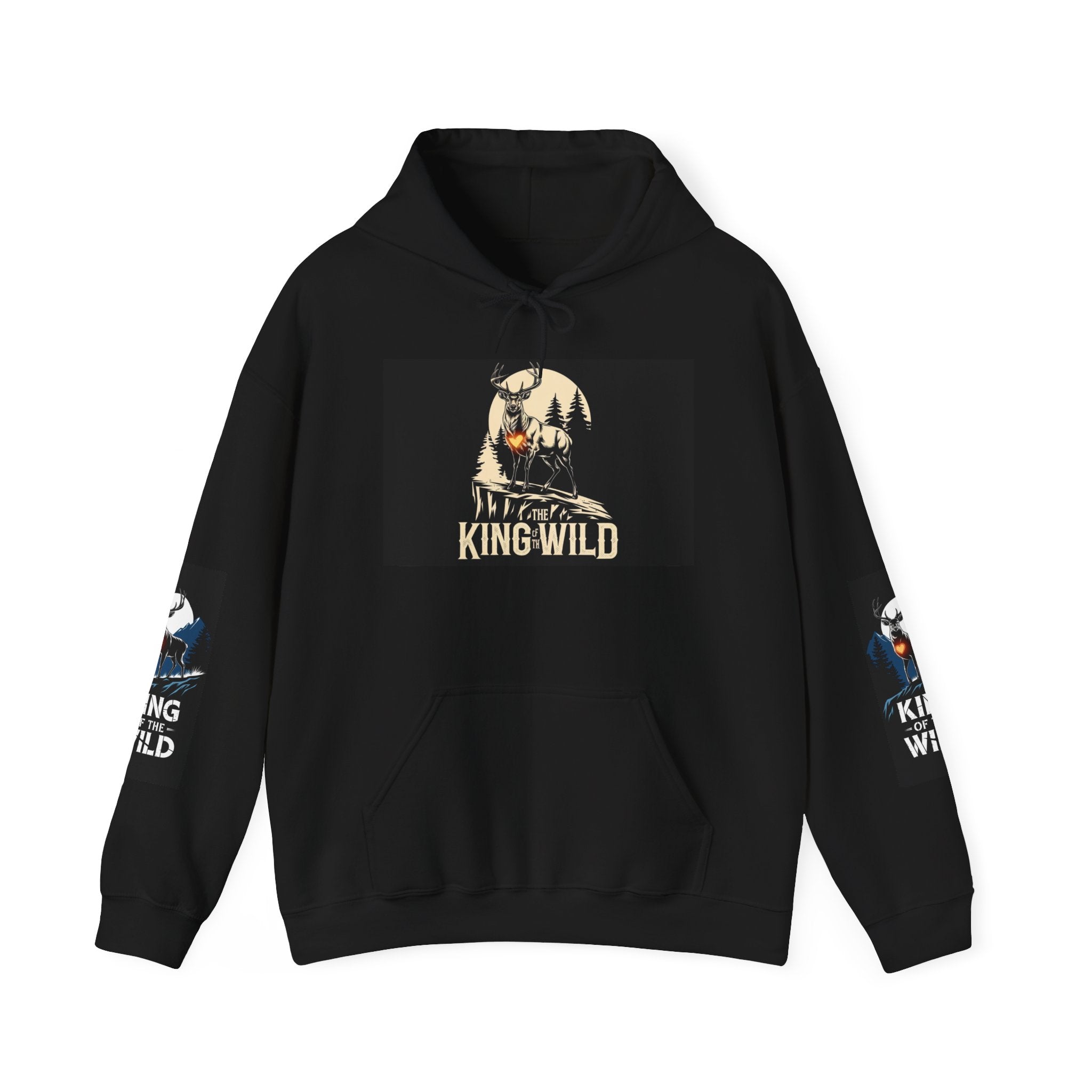 King of the Wild Hoodie - Cozy Unisex Sweatshirt for Nature Lovers, Perfect for Camping, Outdoor Adventures, Gifts