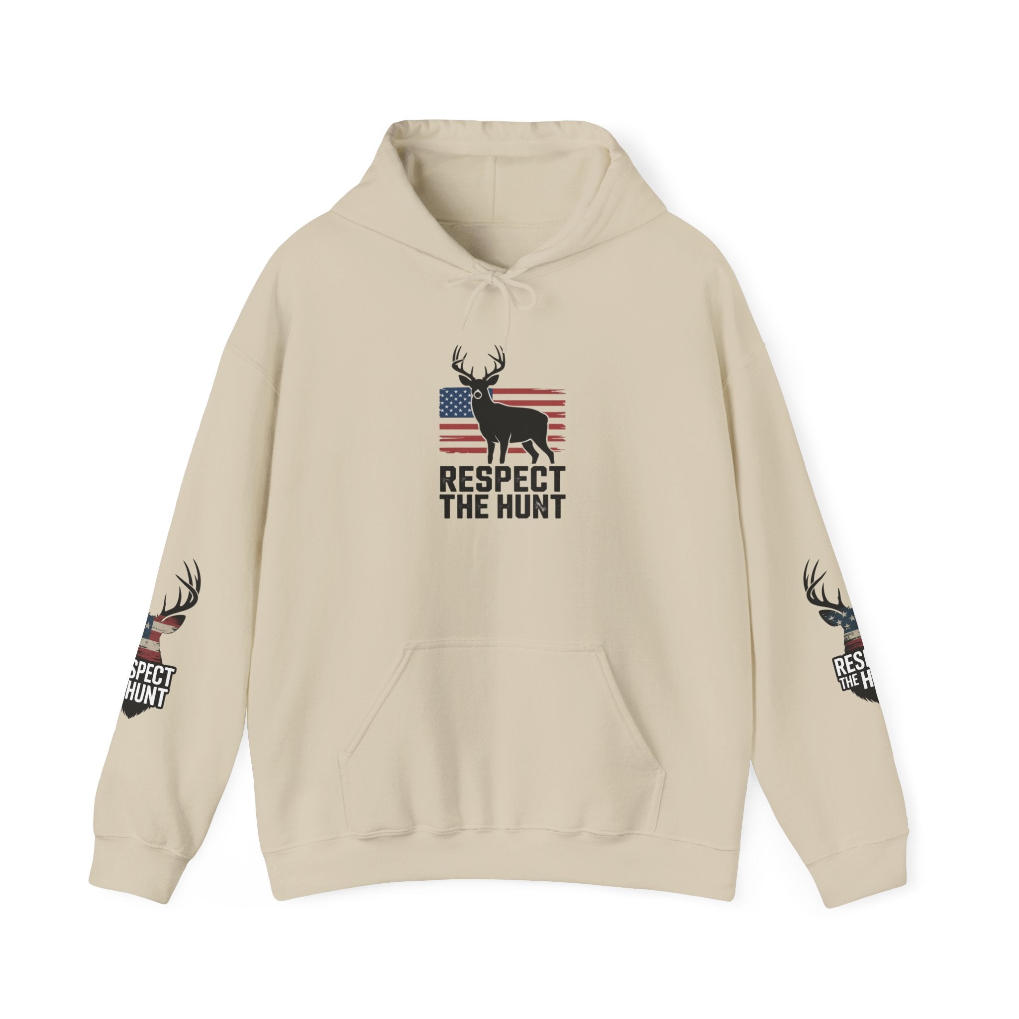 Respect the Hunt Hoodie - Unisex Heavy Blend, Perfect Gift for Hunters, Outdoor Enthusiasts, Camping, Nature Lovers, Fall Fashion