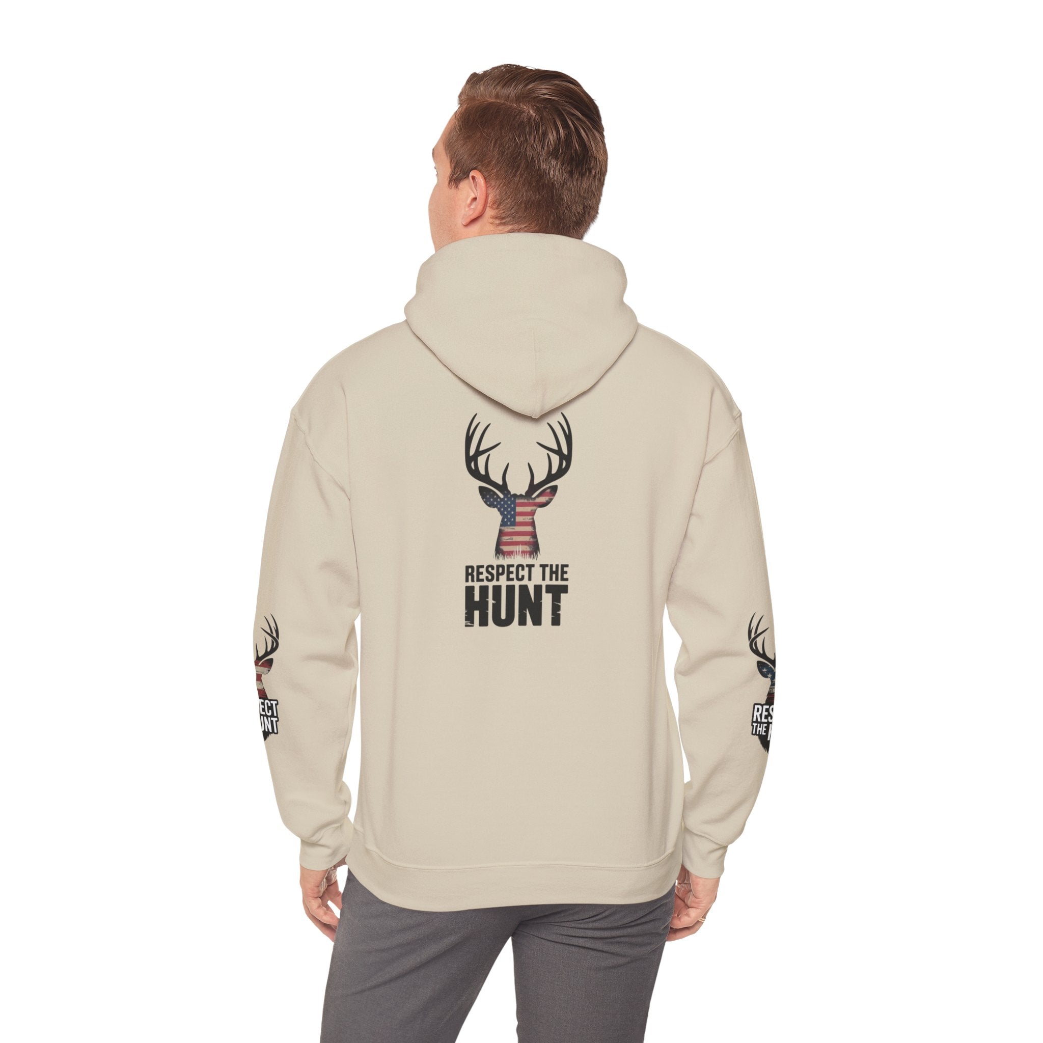 Respect the Hunt Hoodie - Unisex Heavy Blend, Perfect Gift for Hunters, Outdoor Enthusiasts, Camping, Nature Lovers, Fall Fashion