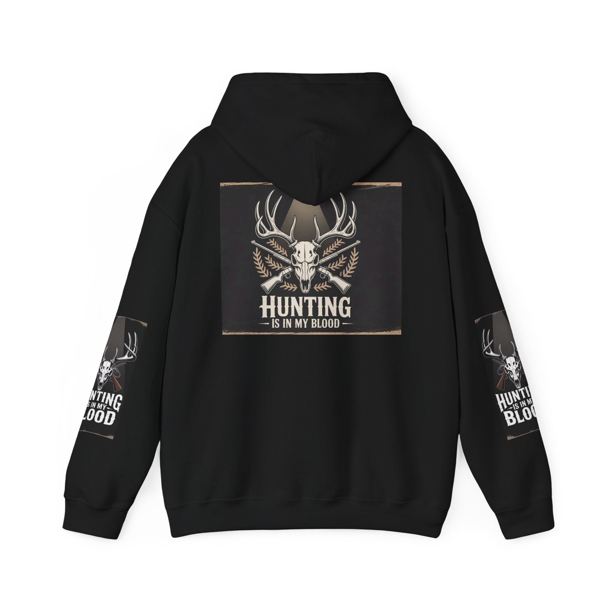 Hunting-Themed Hooded Sweatshirt - Perfect for Outdoor Enthusiasts, Gift for Hunters, Cozy Layer for All Seasons, Ideal for Camping, [...]