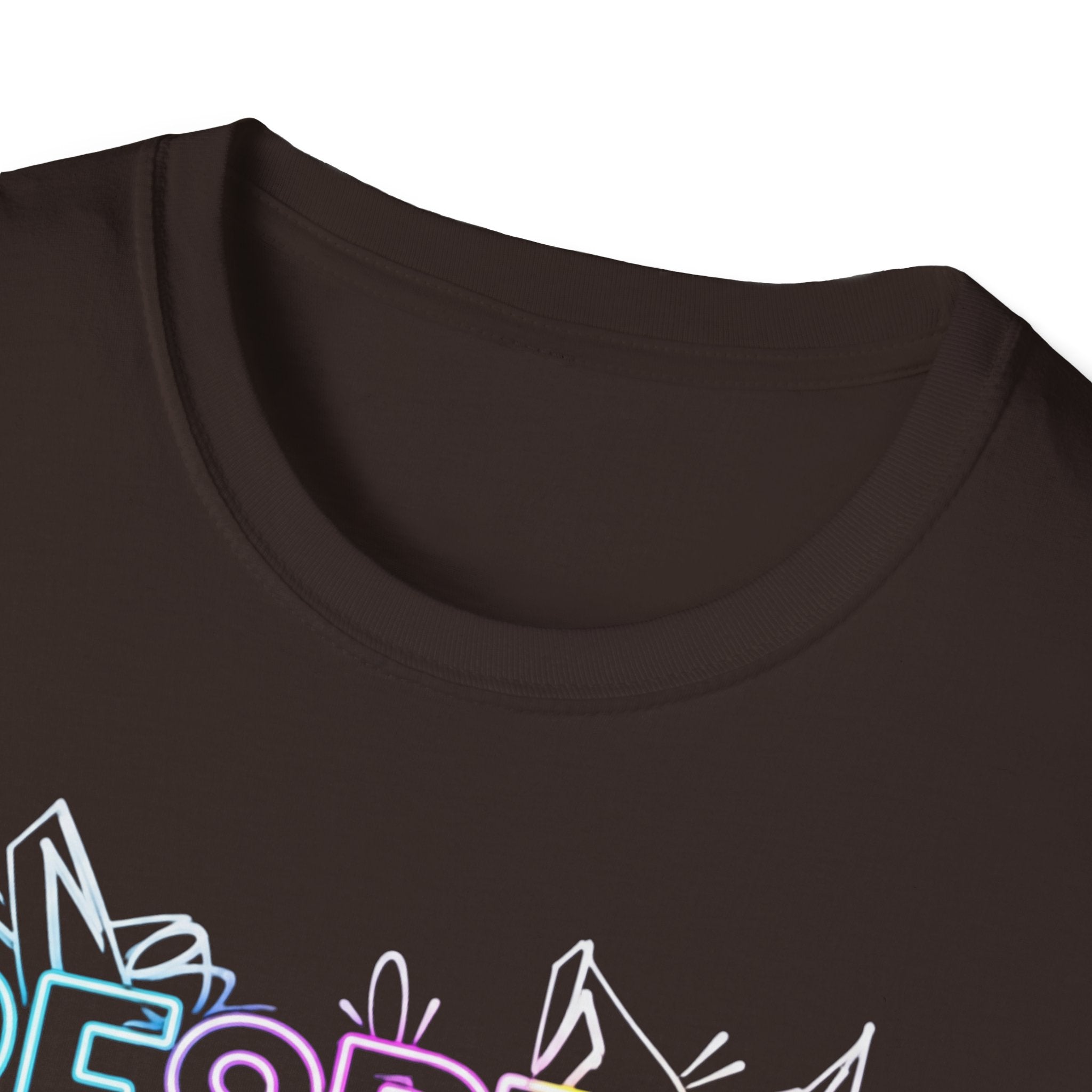 Colorful 'RESPECT' Unisex Softstyle T-Shirt, Positive Vibes Shirt, Everyday Casual Wear, Unique Gift Idea