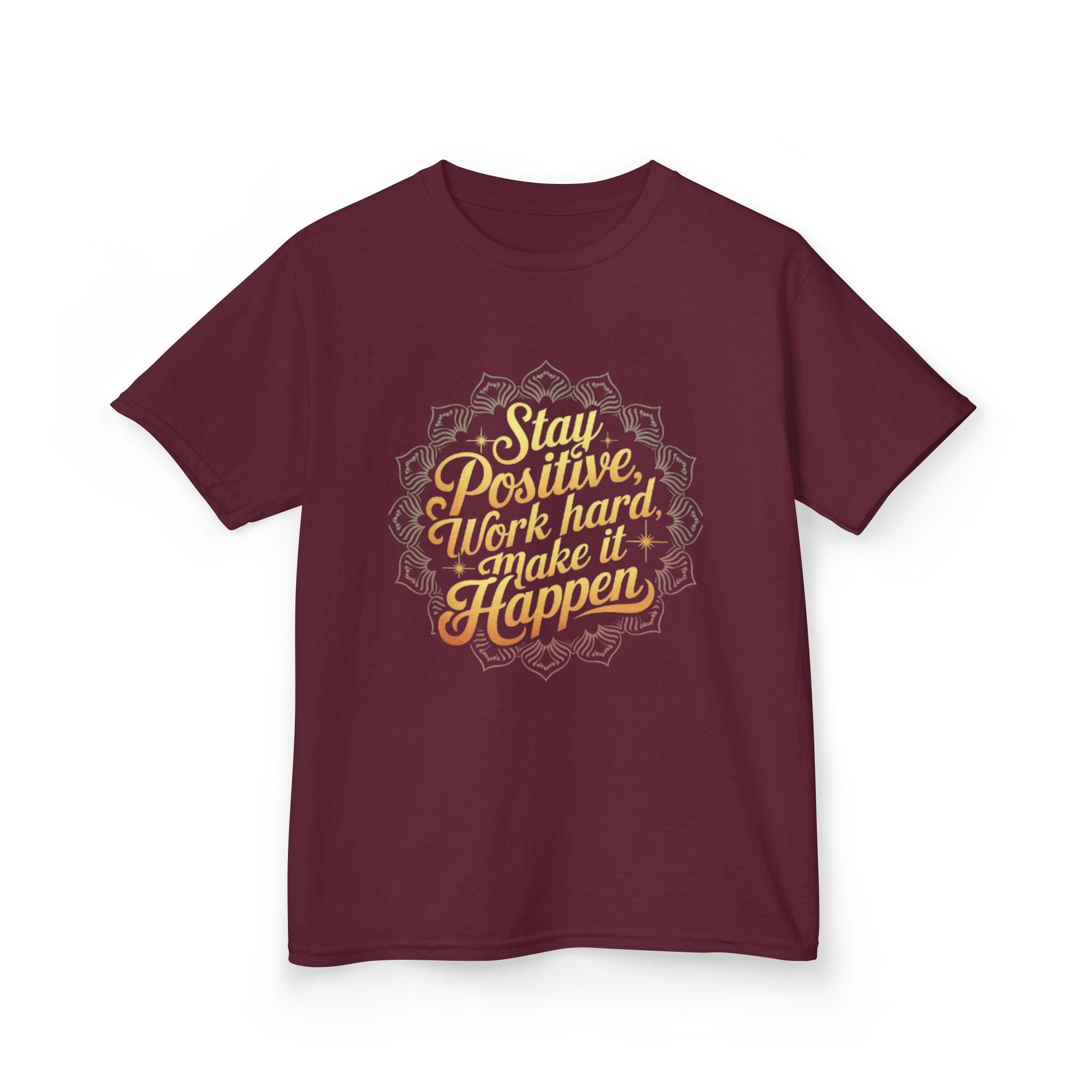 Stay Positive – Elegant Motivational T-Shirt